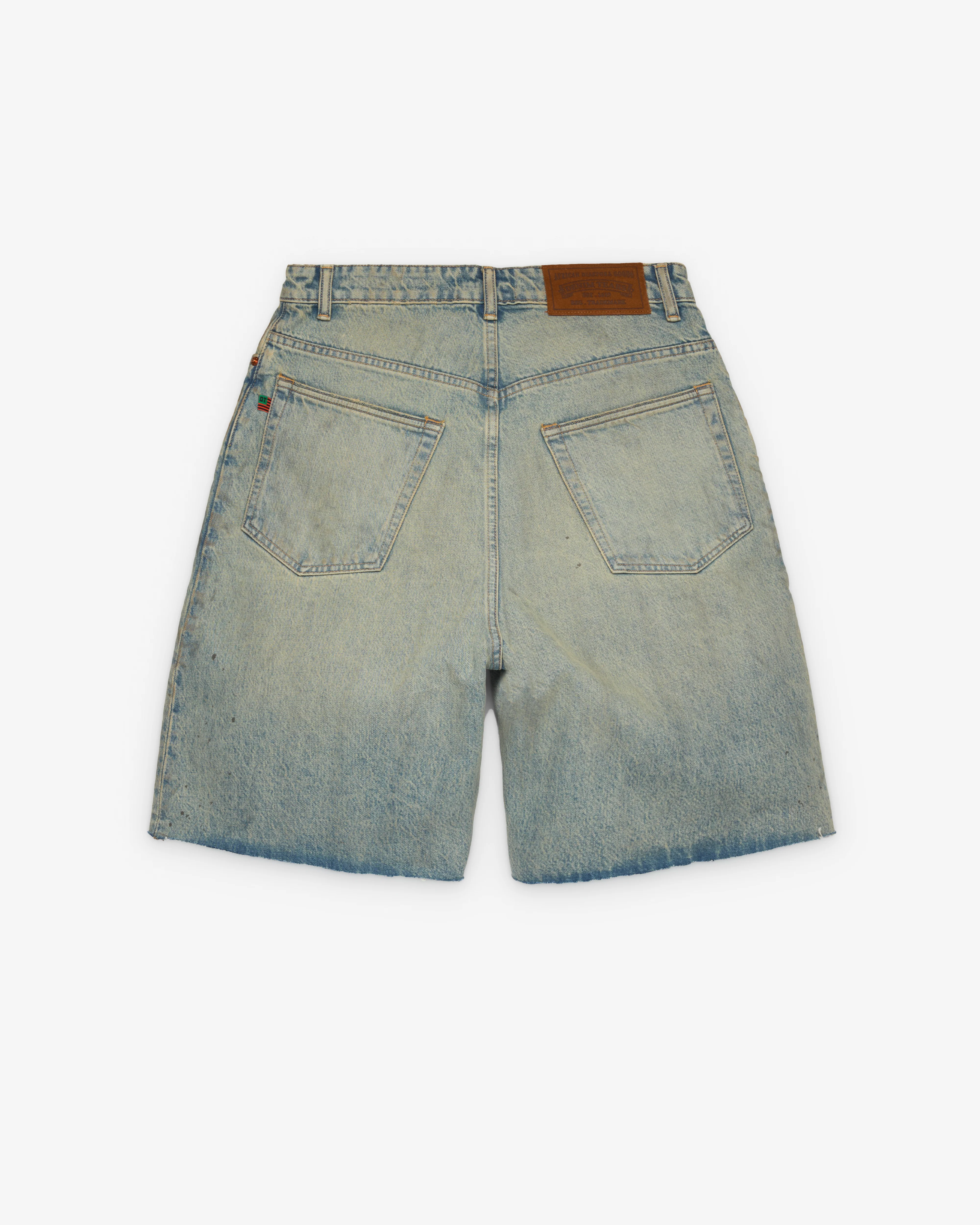 Denim Tears - Men's Dirty Wash Denim Short - (Dirty Wash) - Image 2