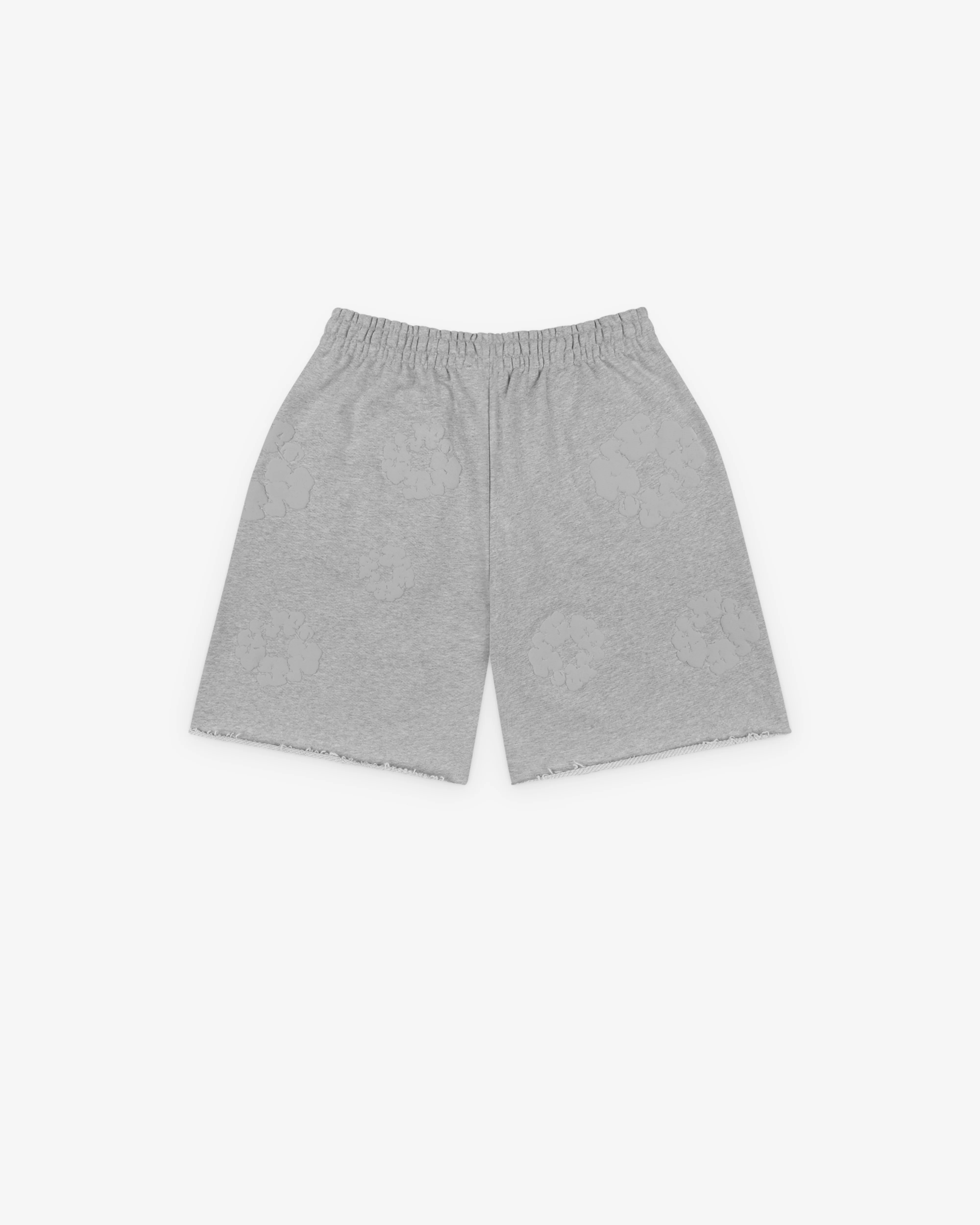 Denim Tears - Men's Mono Wreath Sweatshort - (Grey) - Image 2