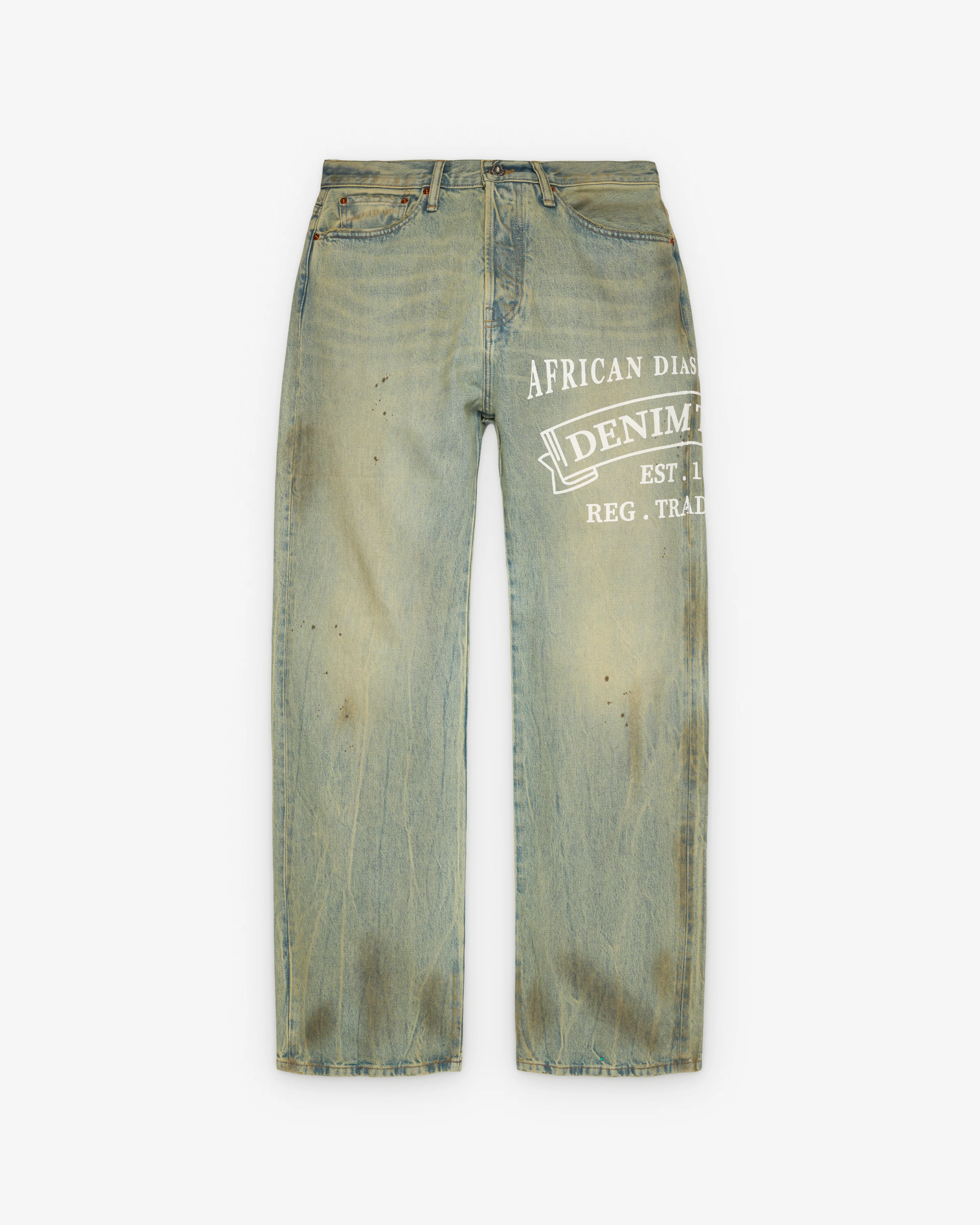Denim Tears - Men's Baggy ADG Denim Pant - (Dirty Wash)