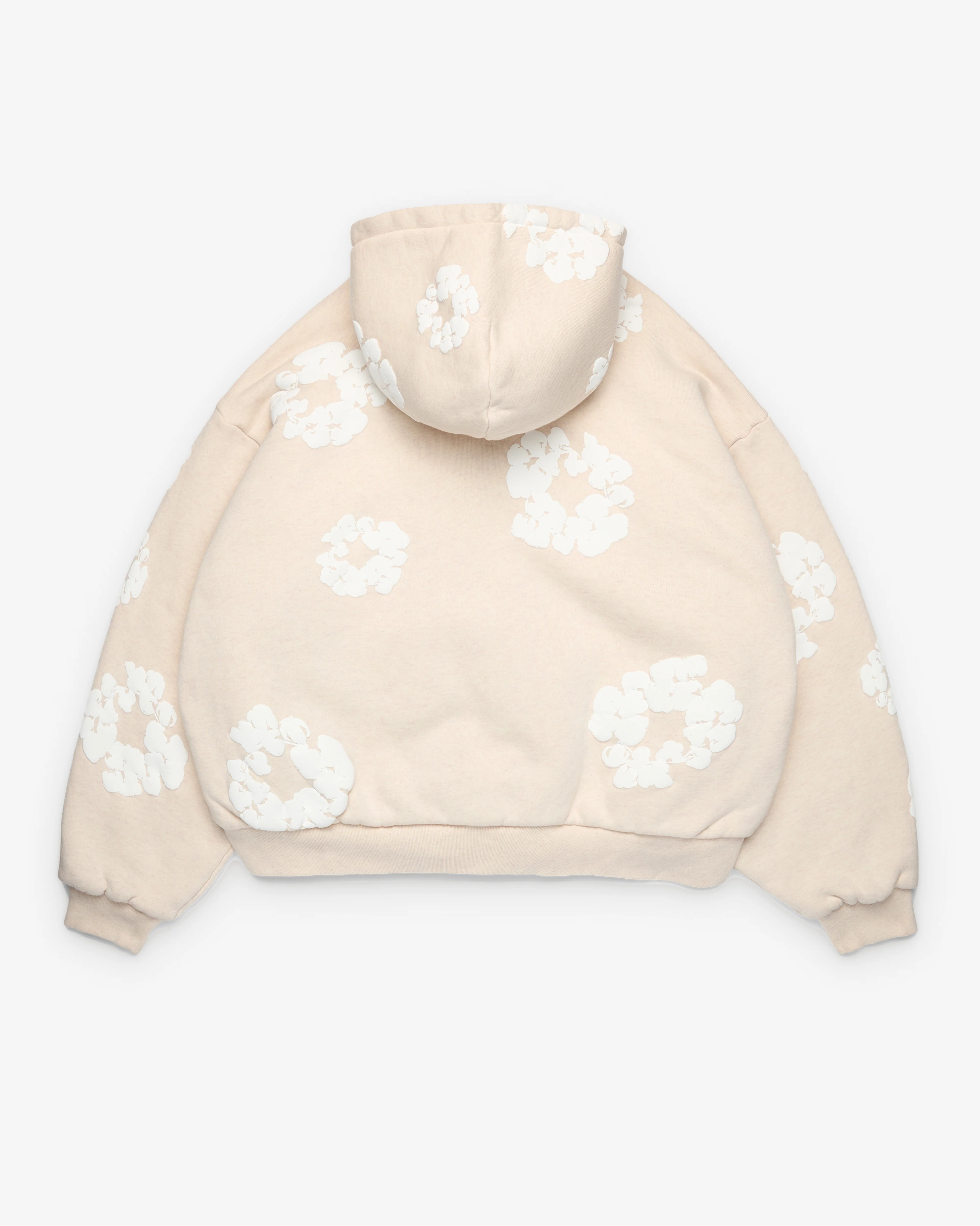 Denim Tears - Men's MVP Cardigan Hoodie - (Oatmeal) - Image 2
