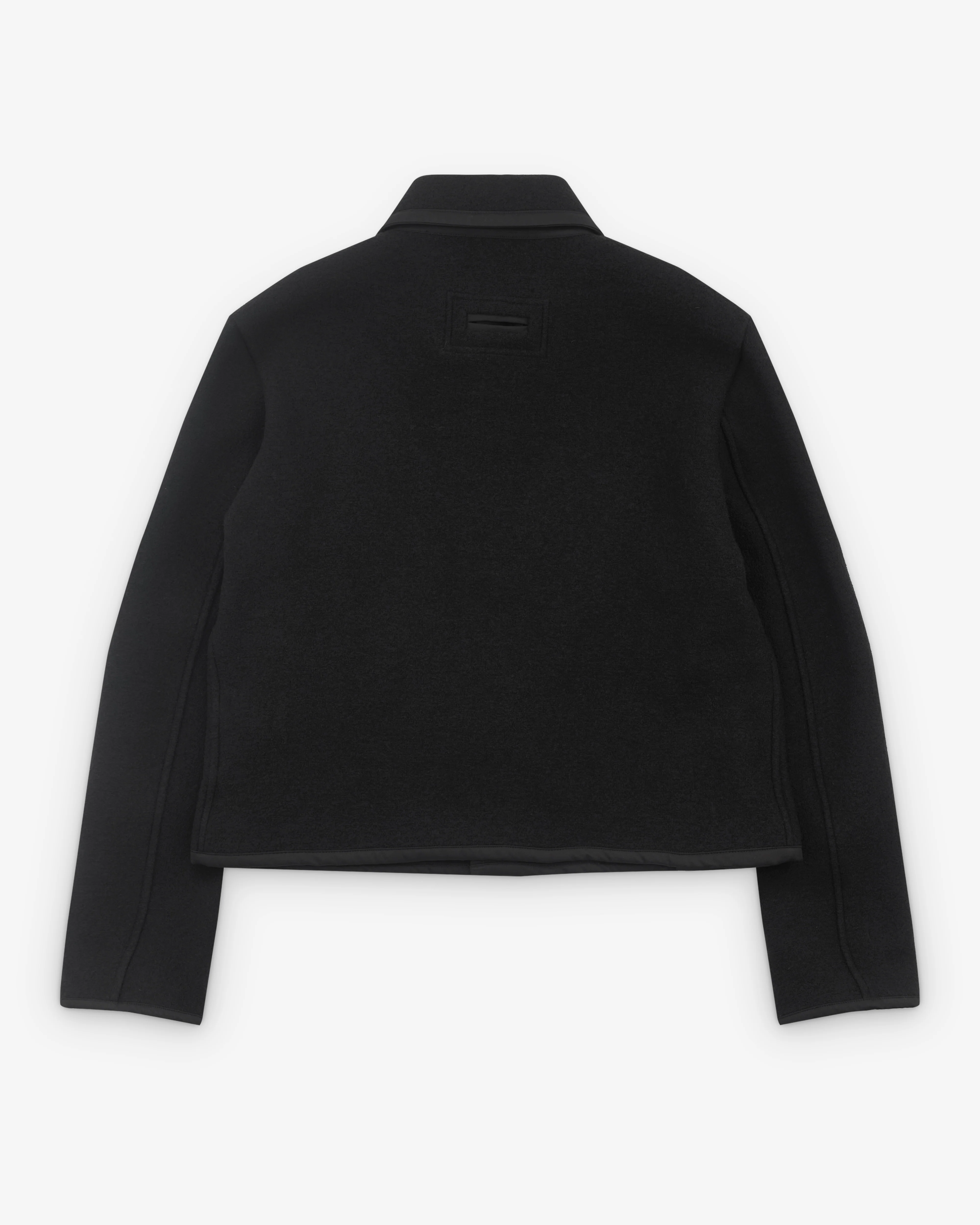 Diomene - Men’s Boiled Wool Jacket - (Black) - Image 2