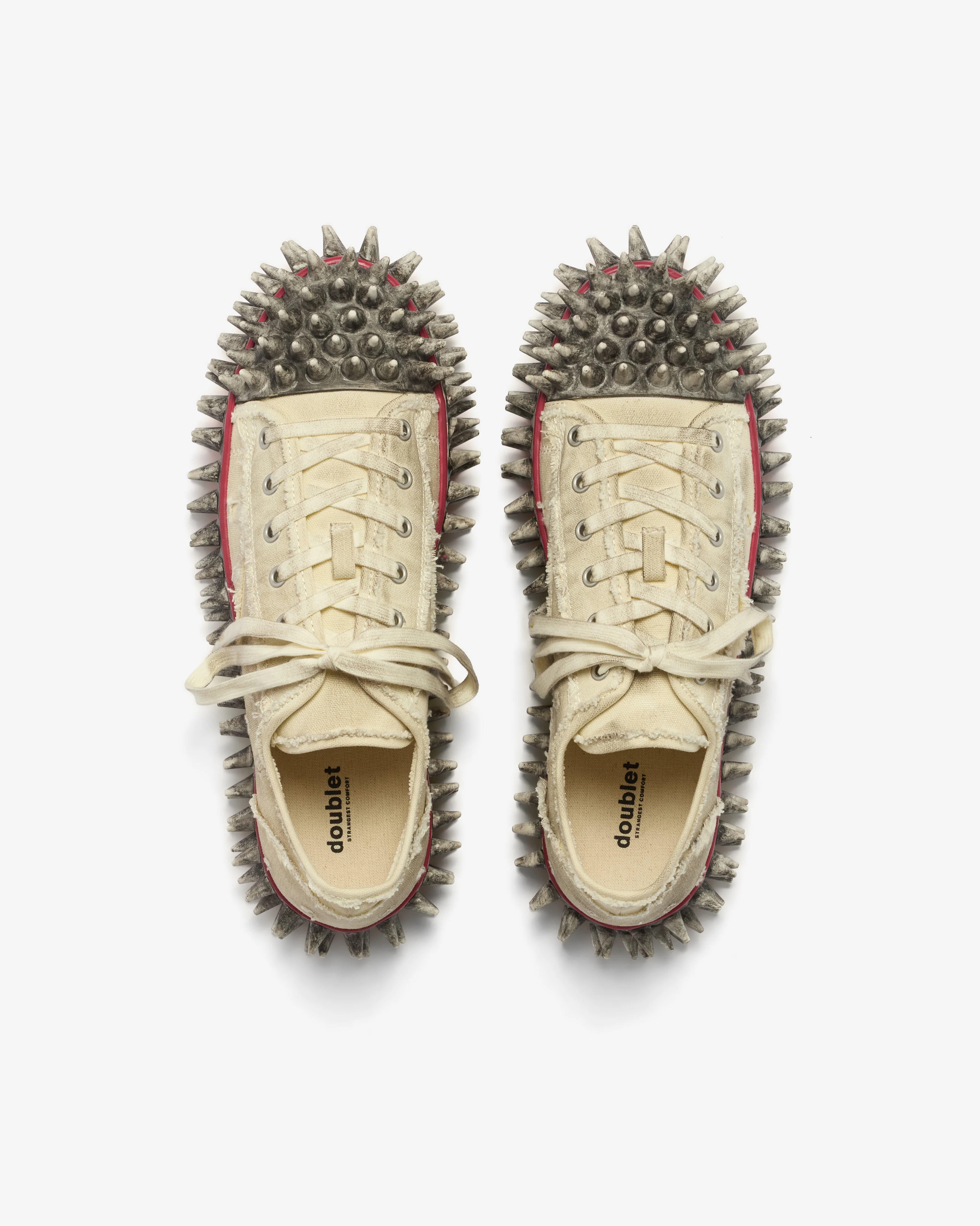 Doublet - Men's Dirty Spike Toe - (White) - Image 5