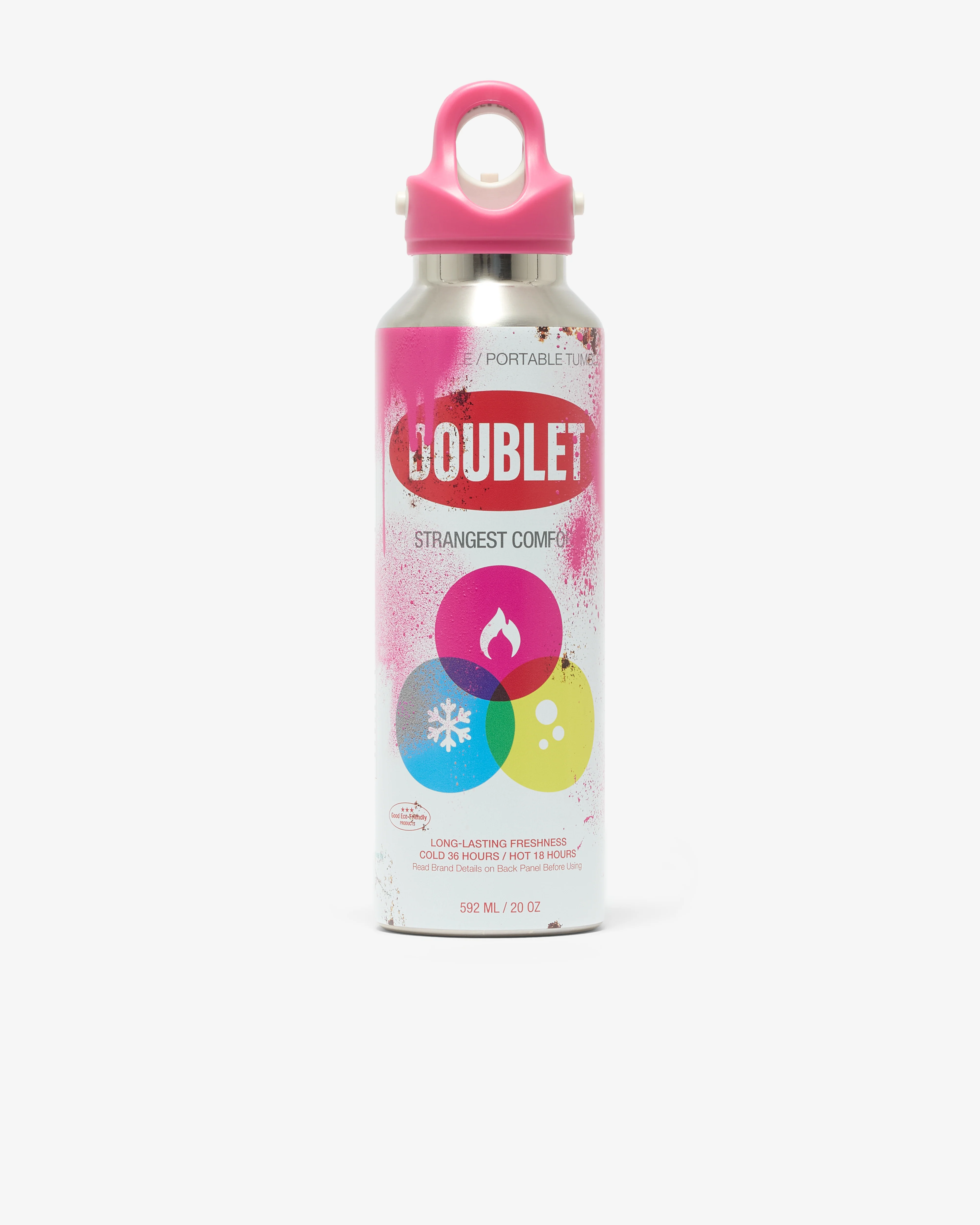 Doublet - Spray Can Water Bottle - (Pink)