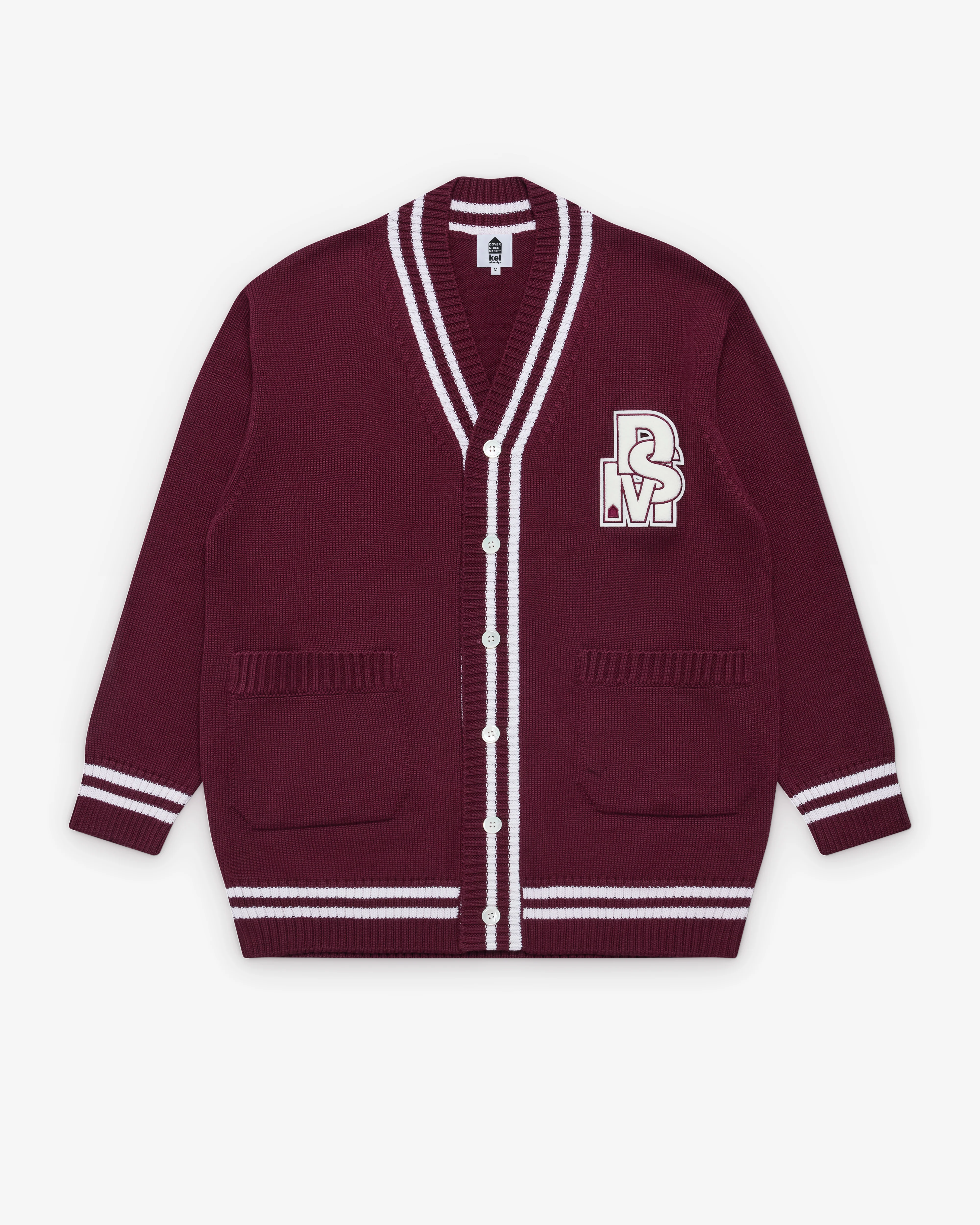 DSM Kei Ninomiya - Oversized Cardigan - (Burgundy)