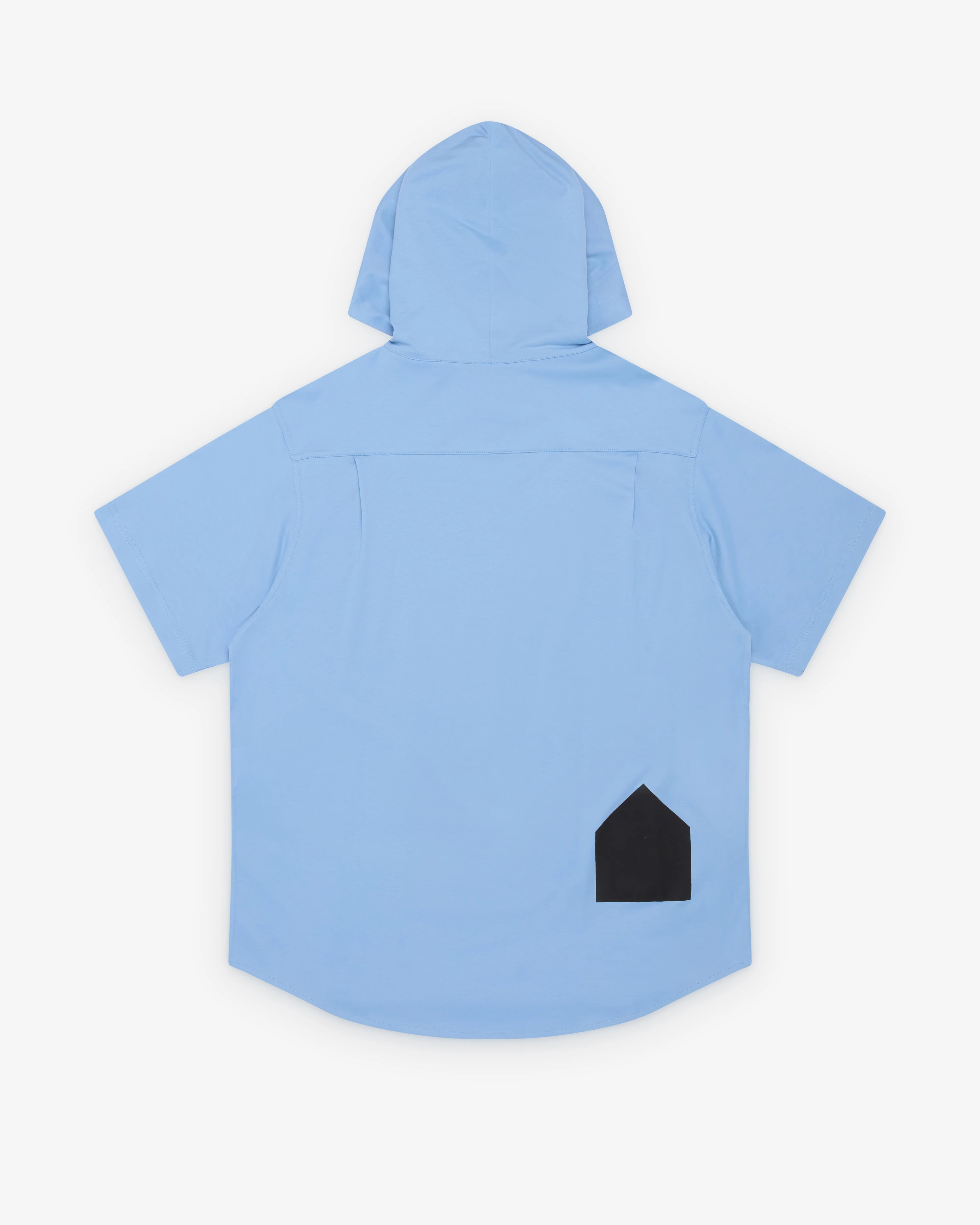 DSM Kei Ninomiya - Hooded Short Sleeve Shirt - (Light Blue) - Image 2