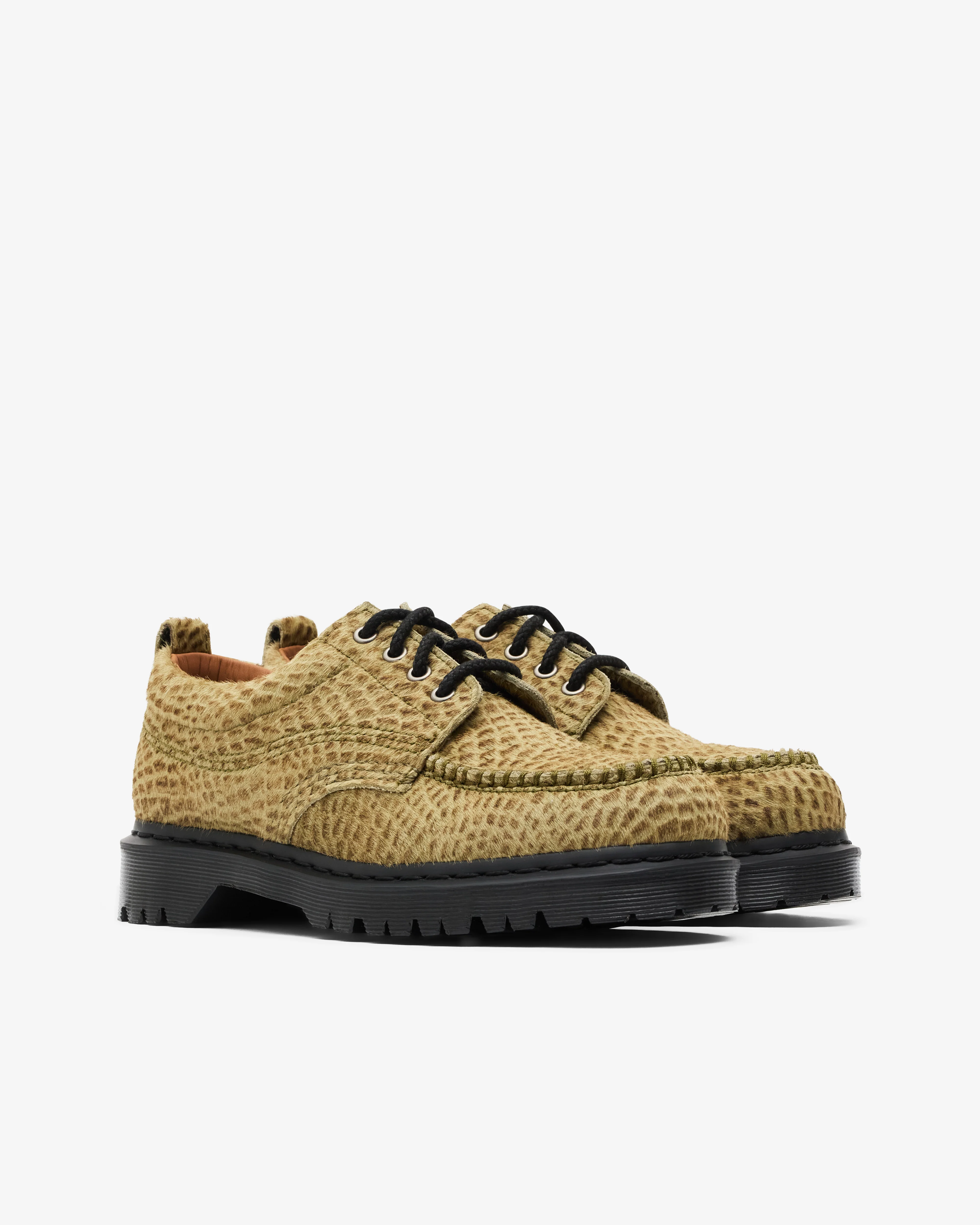 Dr. Martens - Men's Lowell Moc Toe Shoe - (Green) - Image 3