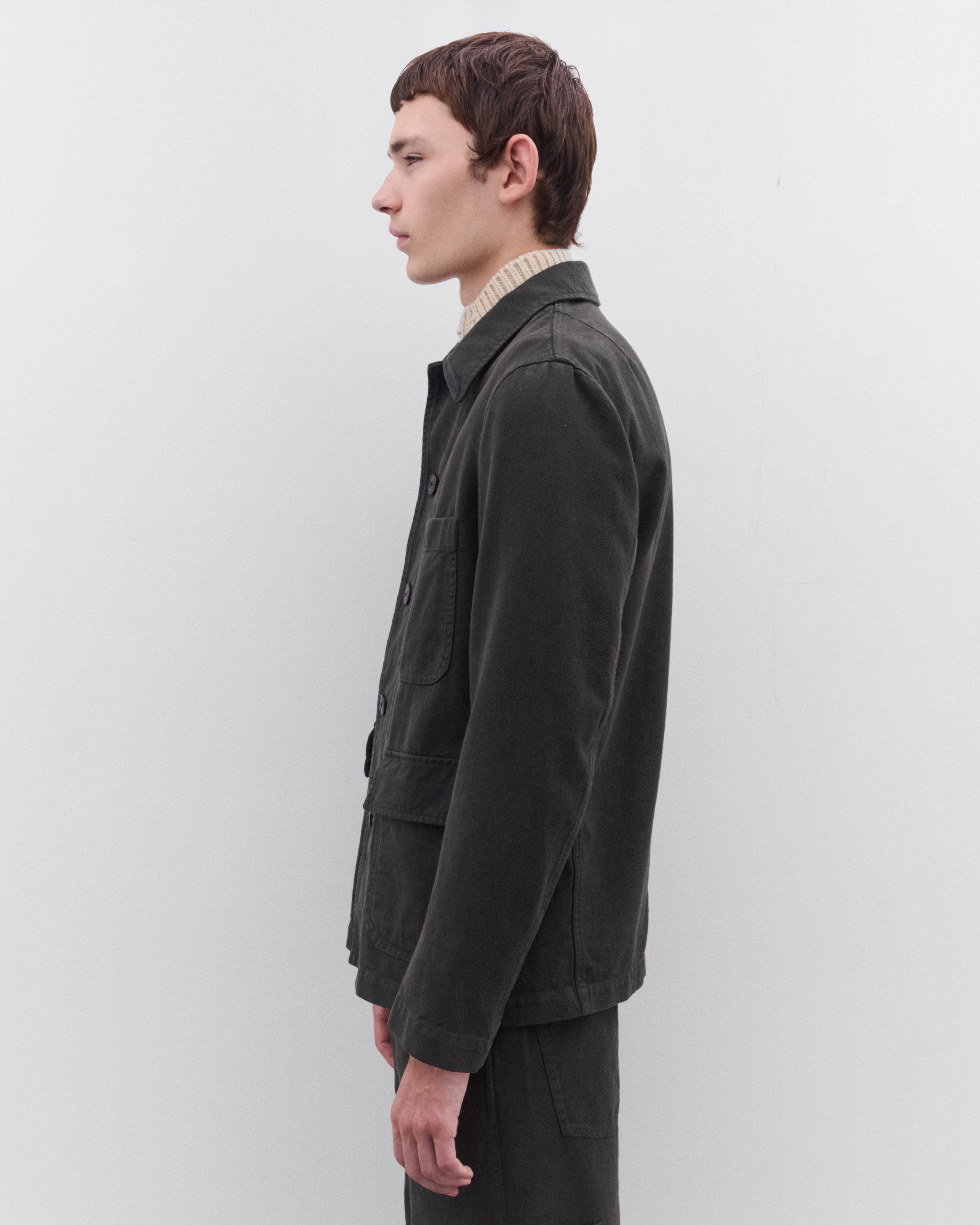 Dries Van Noten - Men’s Chore Jacket - (Dark Green) - Image 3