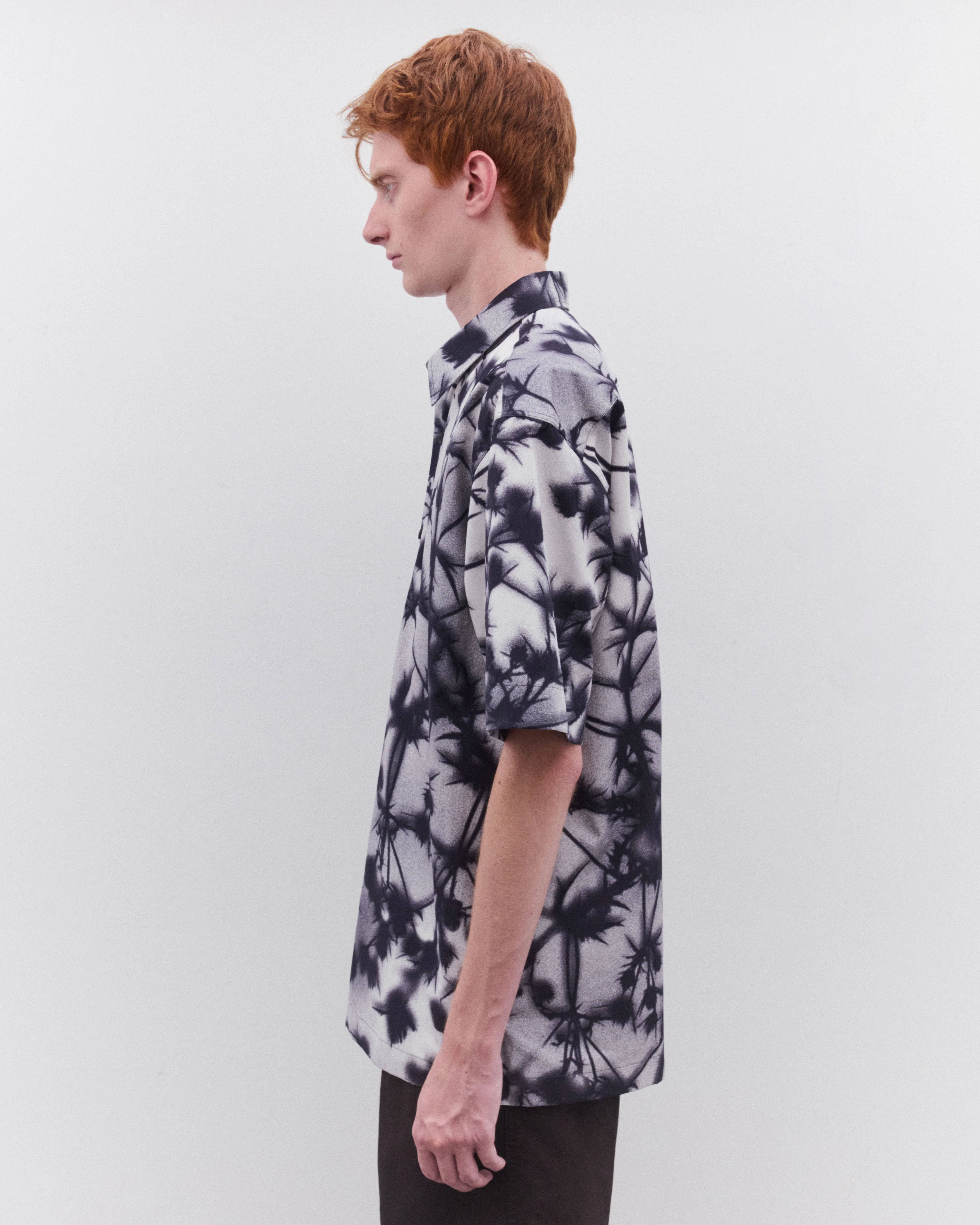 Dries Van Noten - Men’s Thistles Shirt - (Black) - Image 4