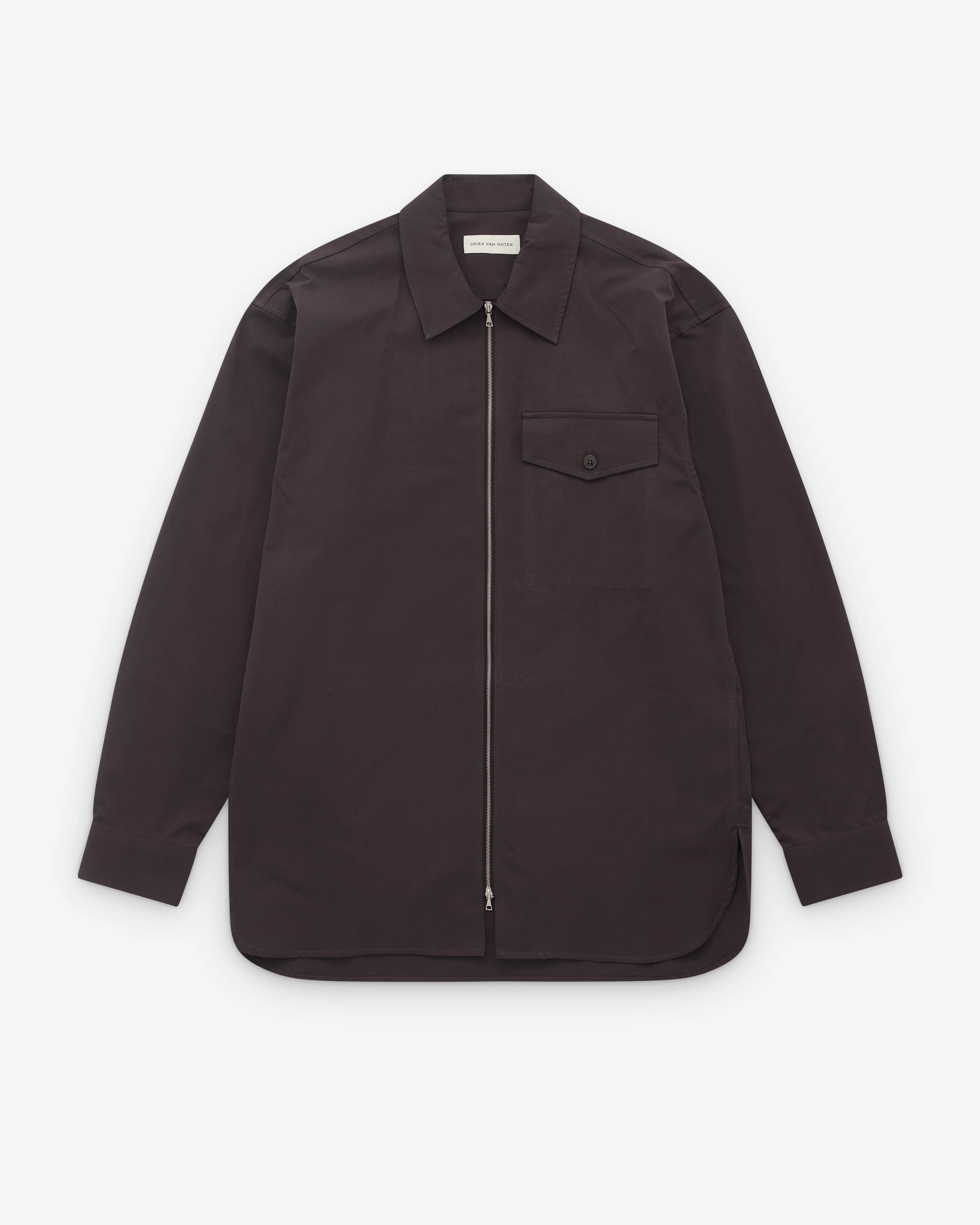 Dries Van Noten - Men’s Croomson Shirt - (Dark Brown)