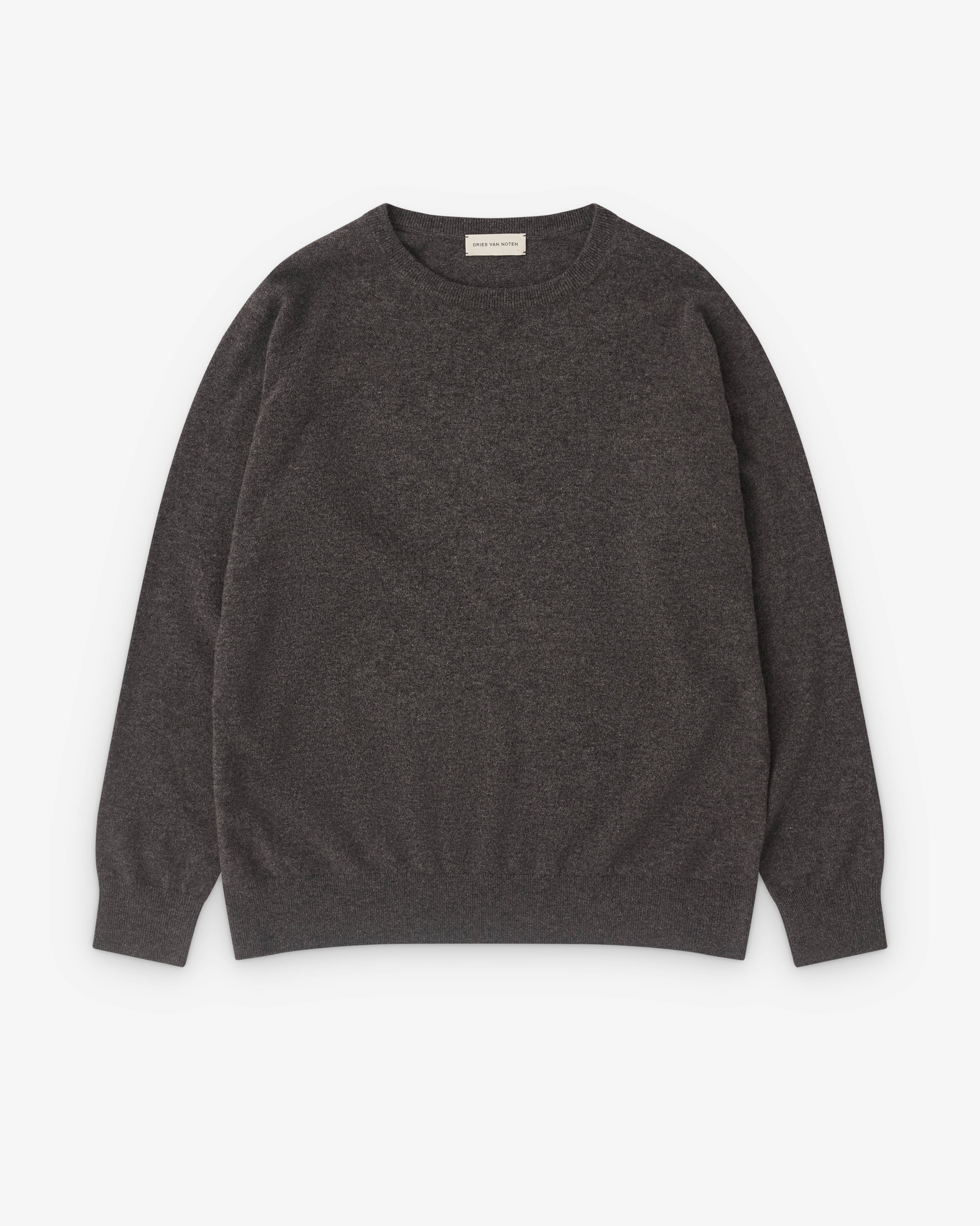 Dries Van Noten - Men’s Crewneck Sweater - (Dark Grey)