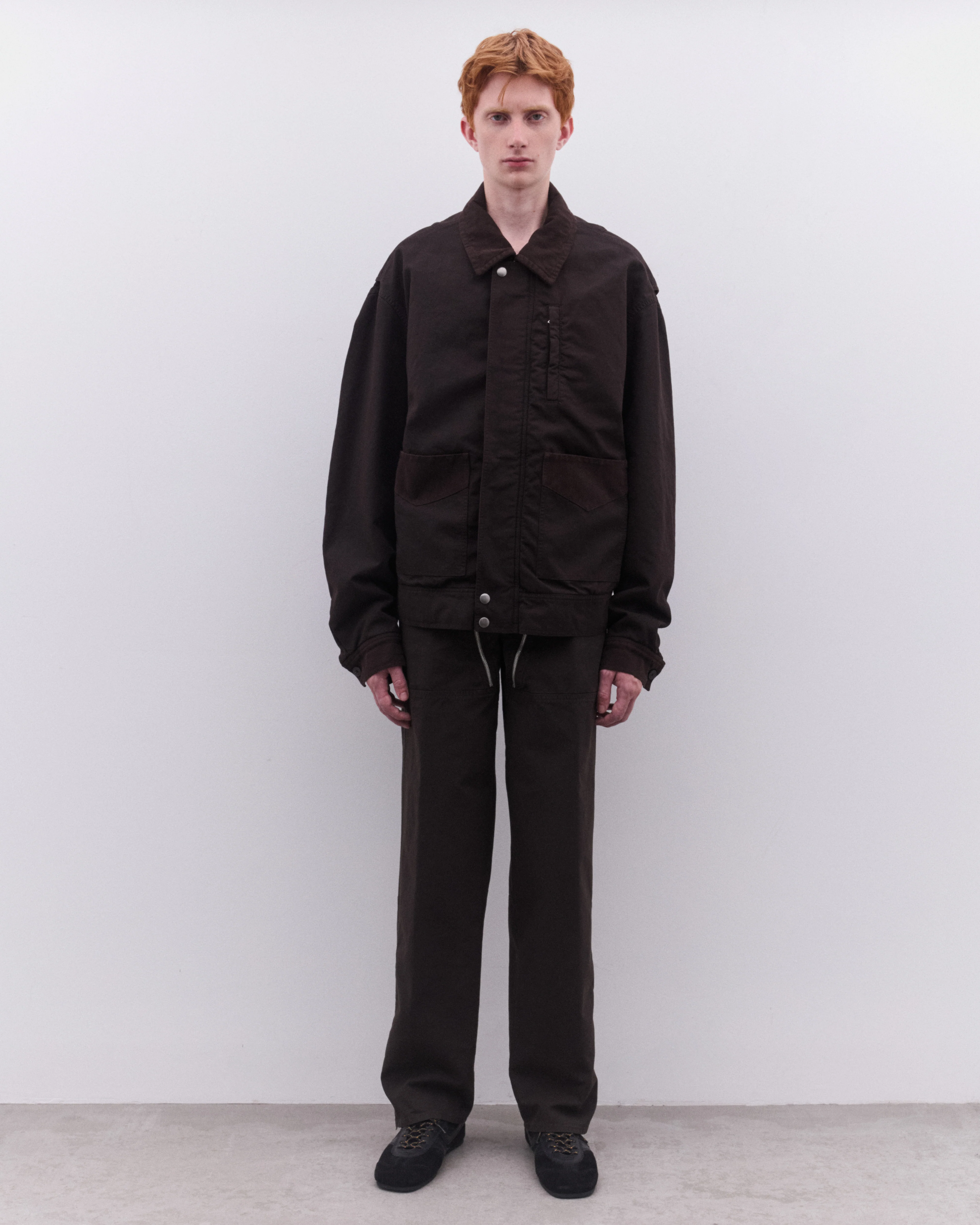 Dries Van Noten - Men’s Zip Detail Trousers - (Brown) - Image 6
