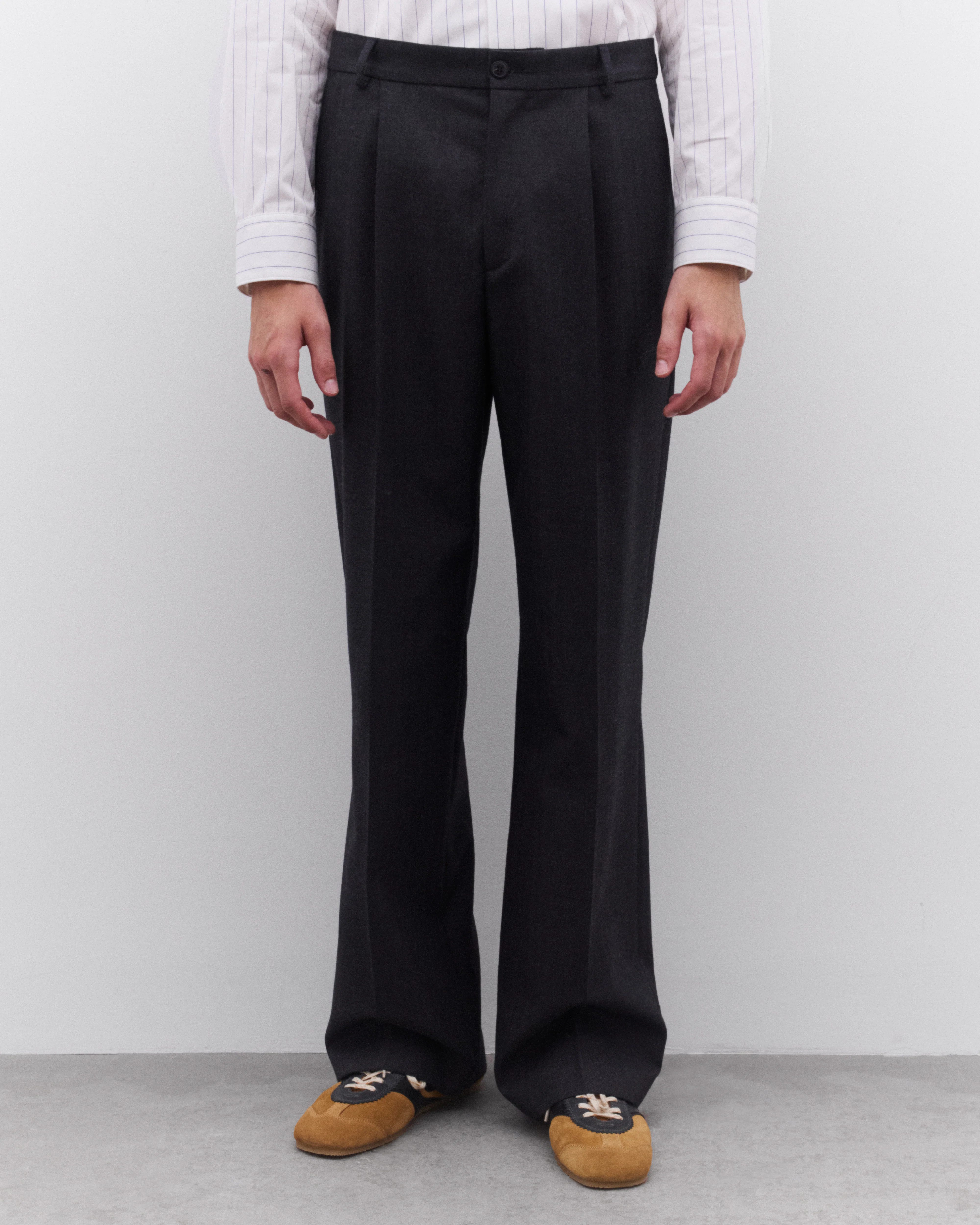 Dries Van Noten - Men's Work Trouser - (Dark Green) - Image 2