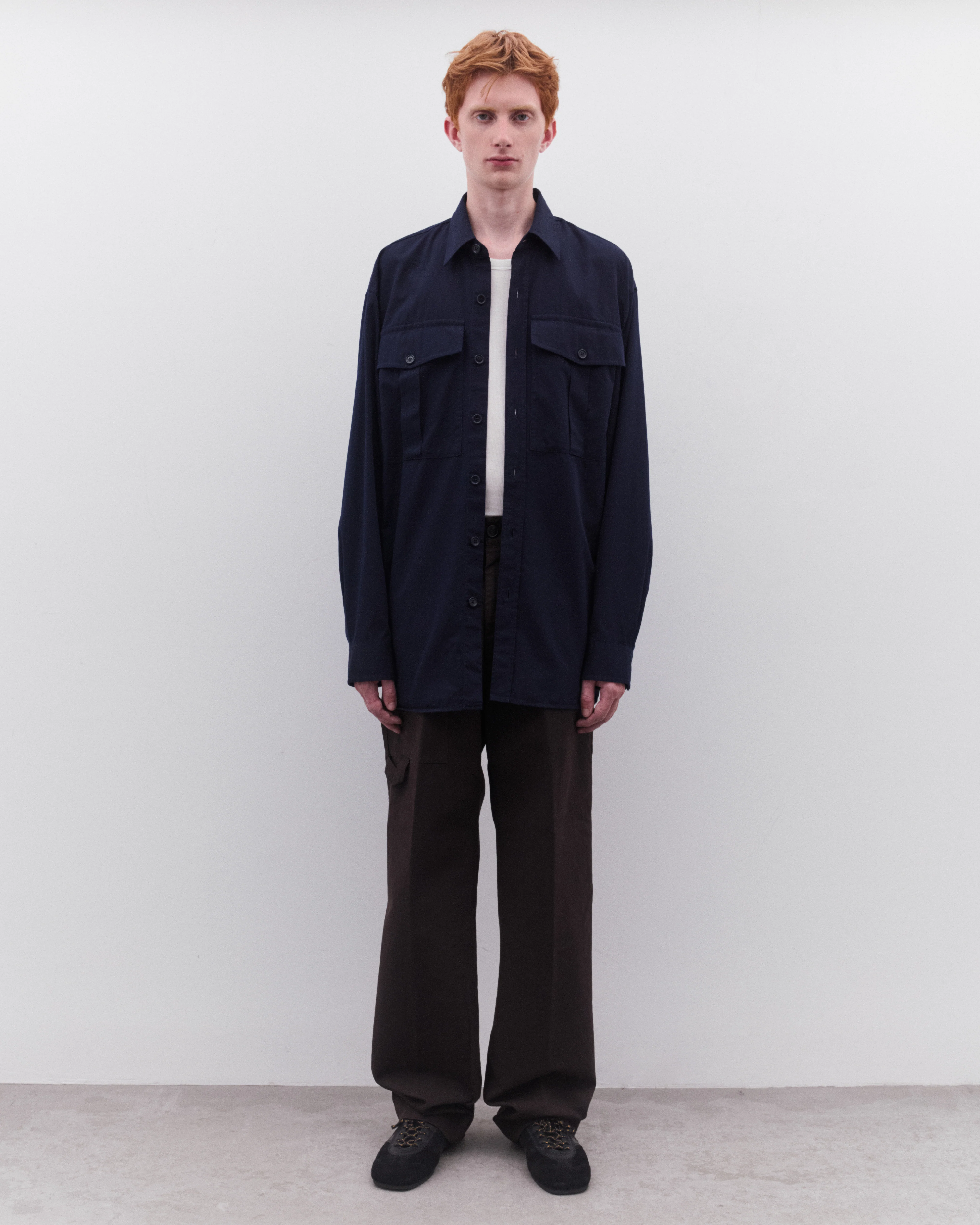 Dries Van Noten - Men’s Work Trouser - (Brown) - Image 6