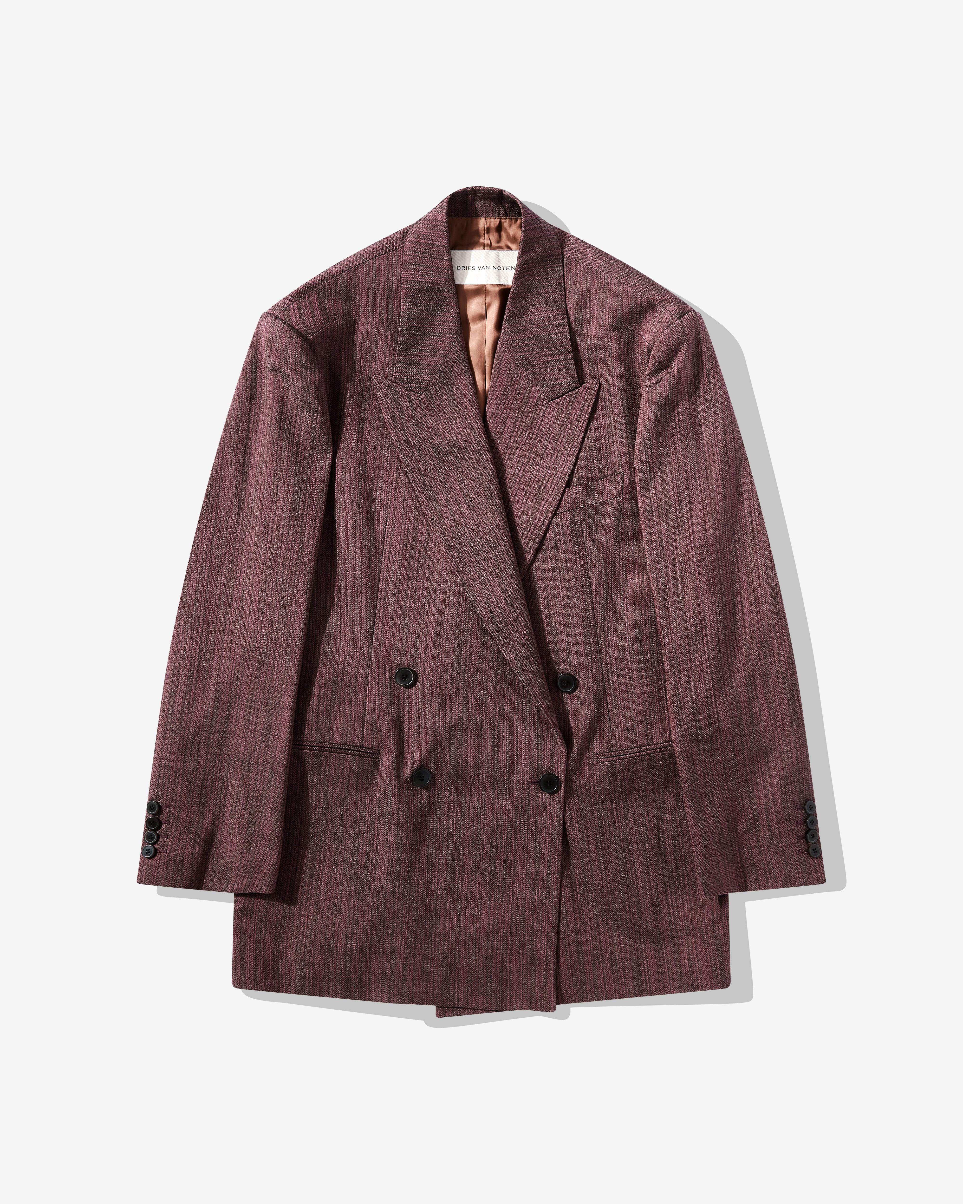 Dries Van Noten - Women’s Oversized Double Breasted Blazer - (Pink)