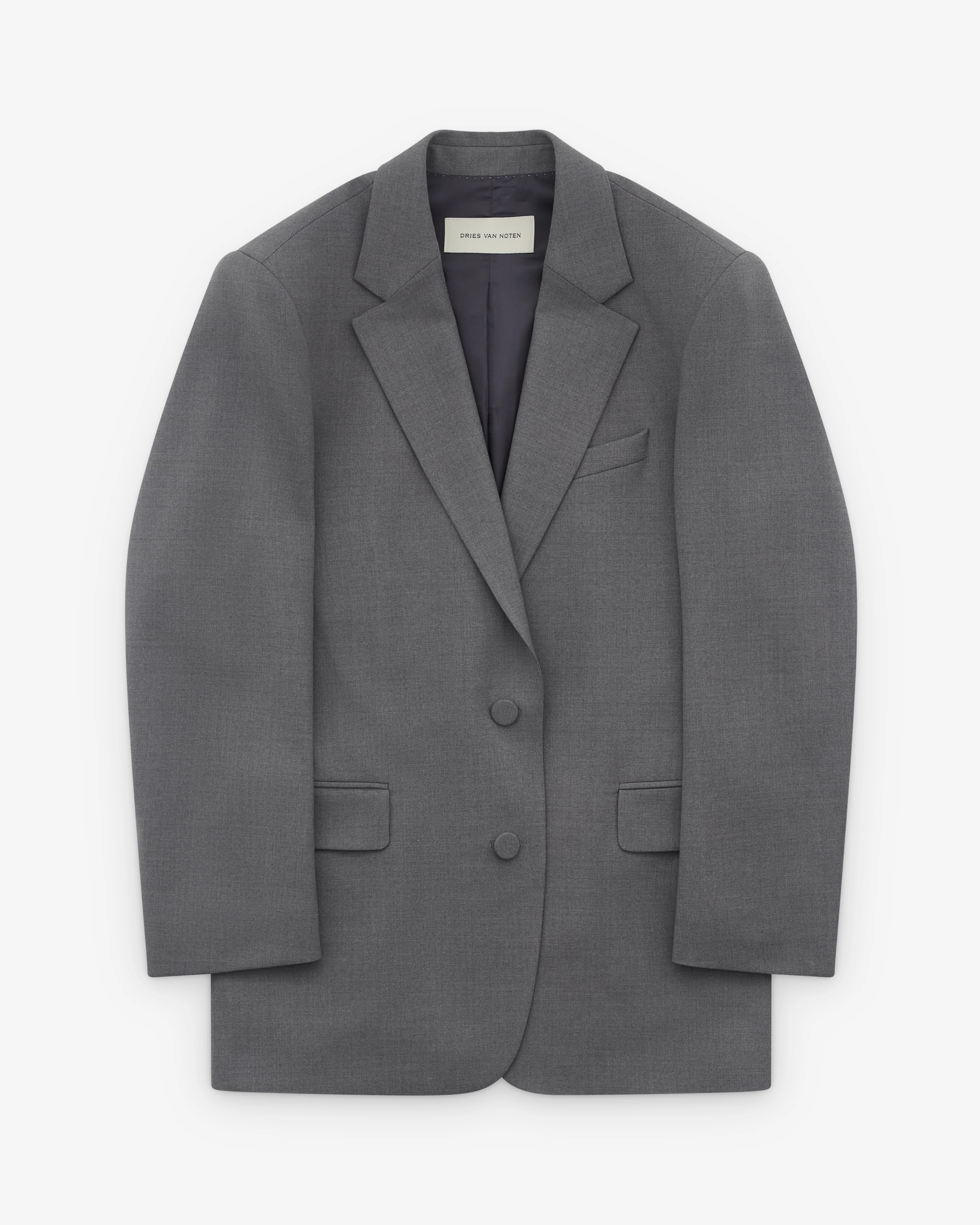 Dries Van Noten - Women’s Oversized Blazer - (Grey)