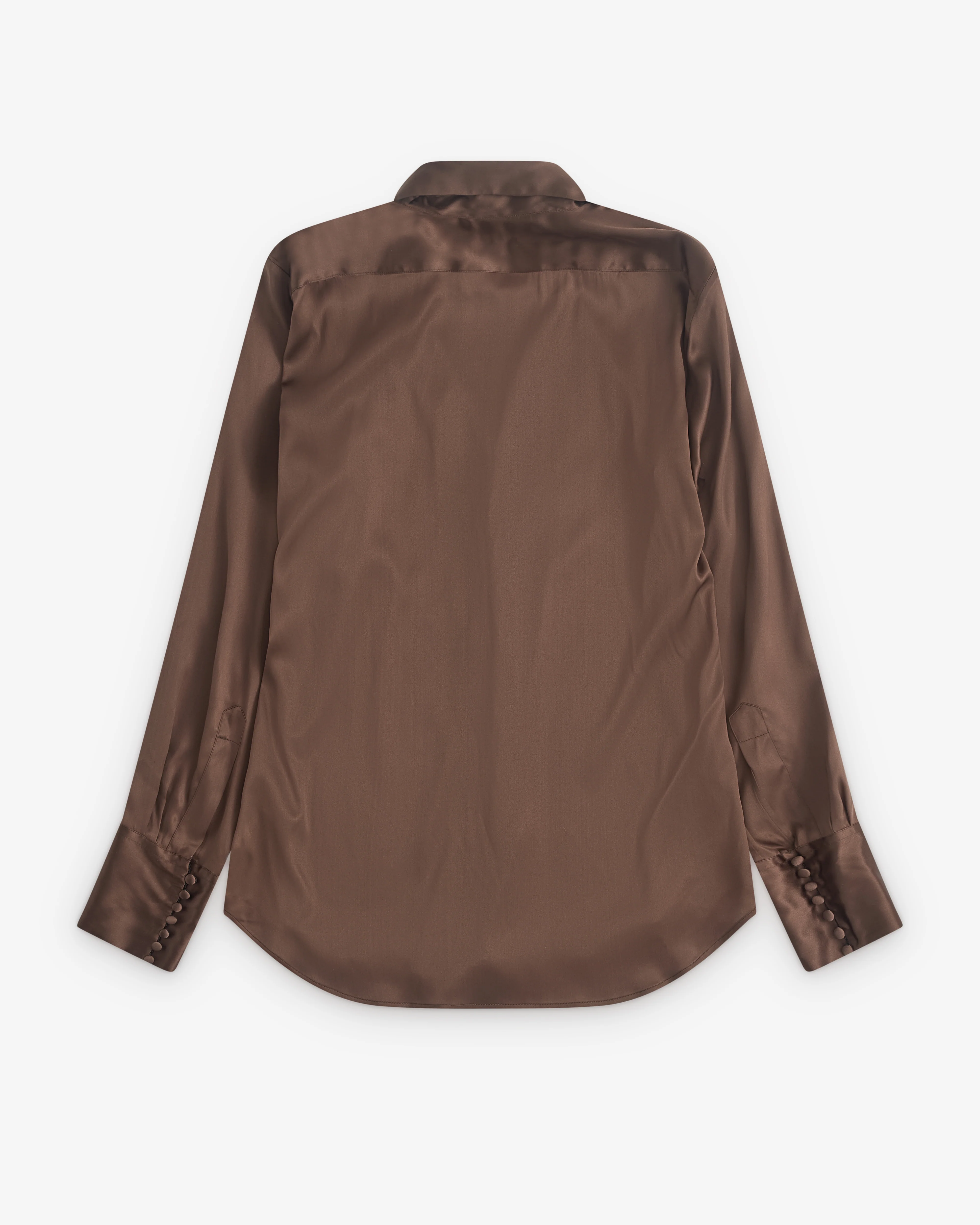 Dries Van Noten - Women’s Silk Shirt - (Brown) - Image 2