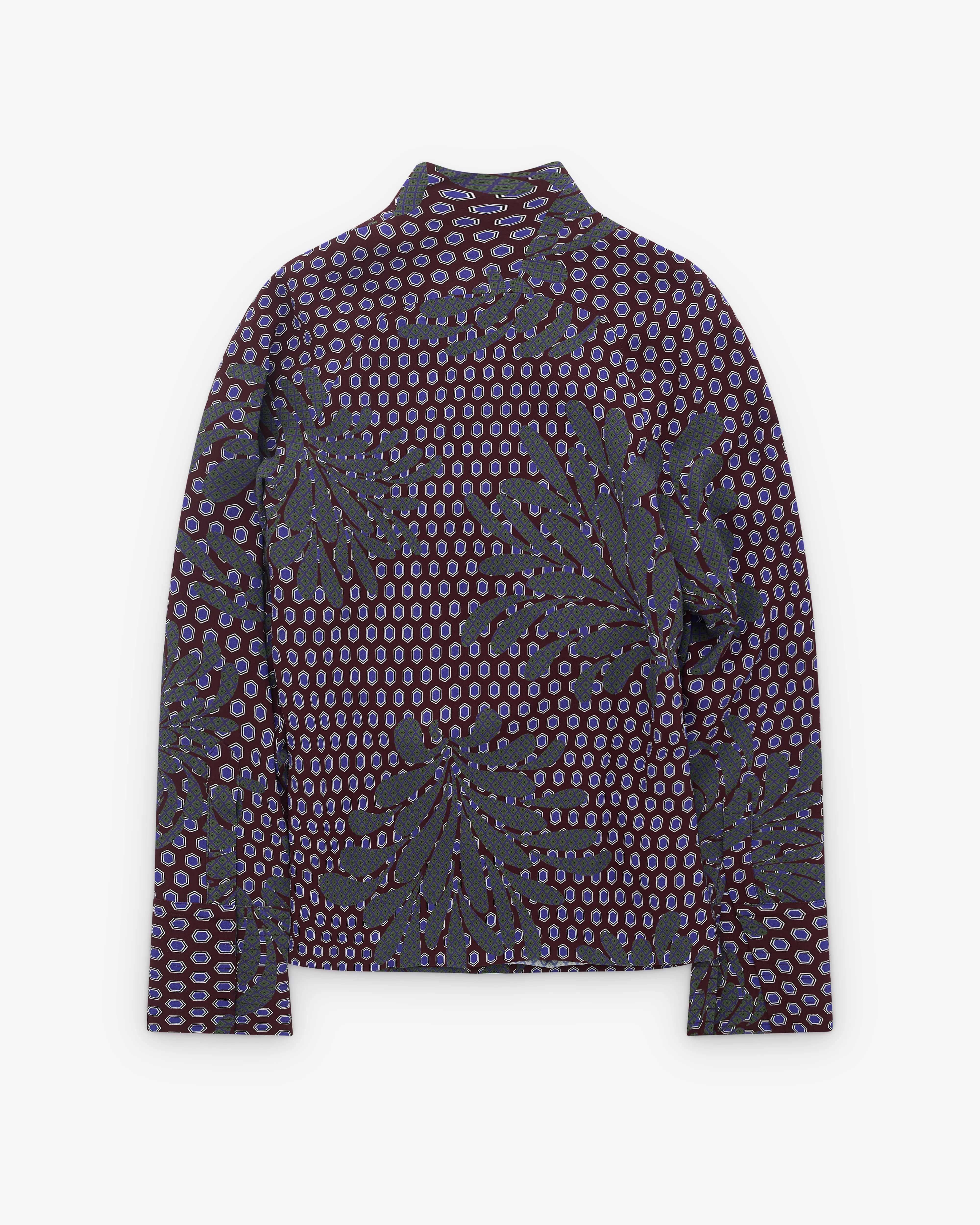 Dries Van Noten - Women’s Collarless Shirt - (Multi) - Image 2