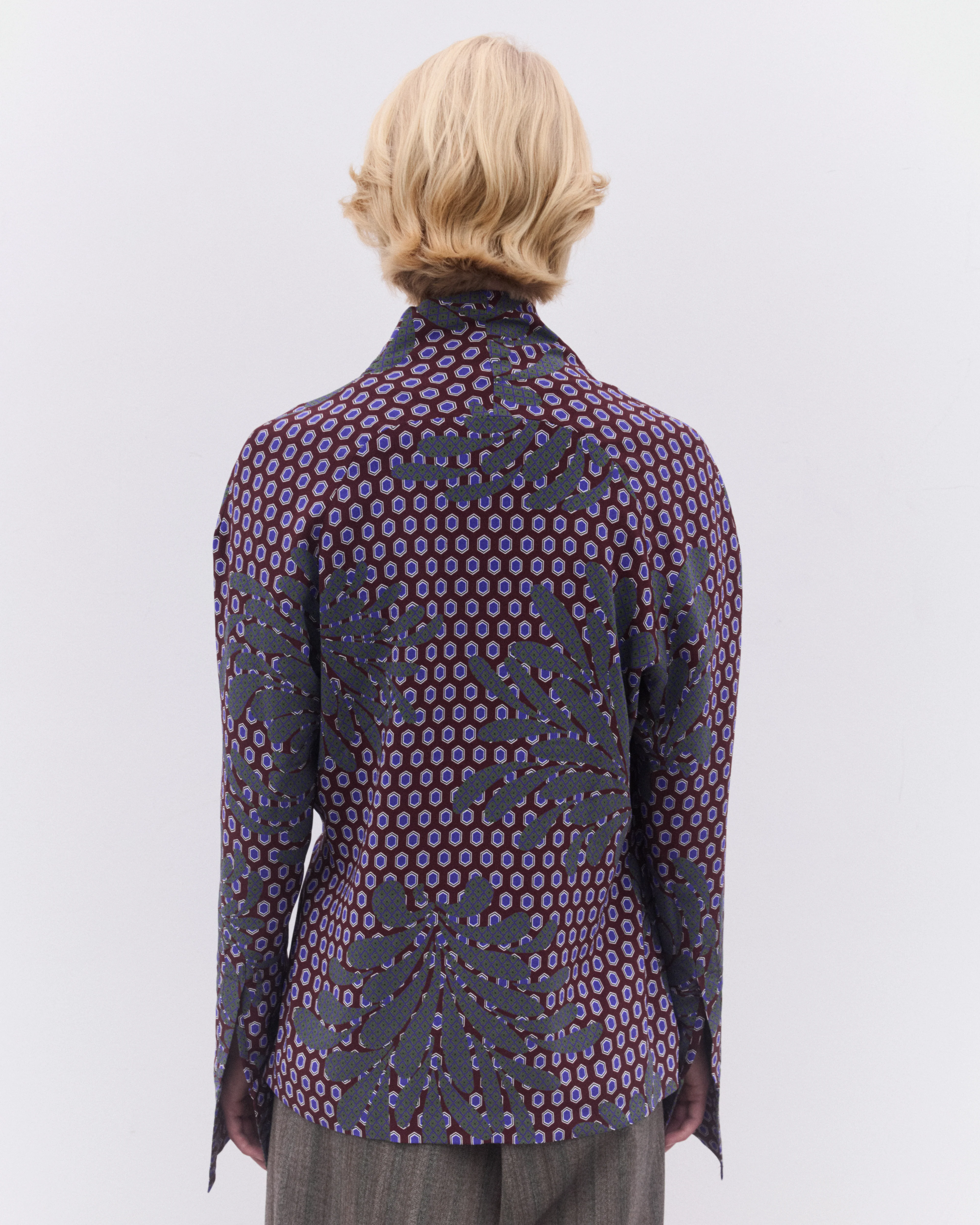 Dries Van Noten - Women’s Collarless Shirt - (Multi) - Image 5