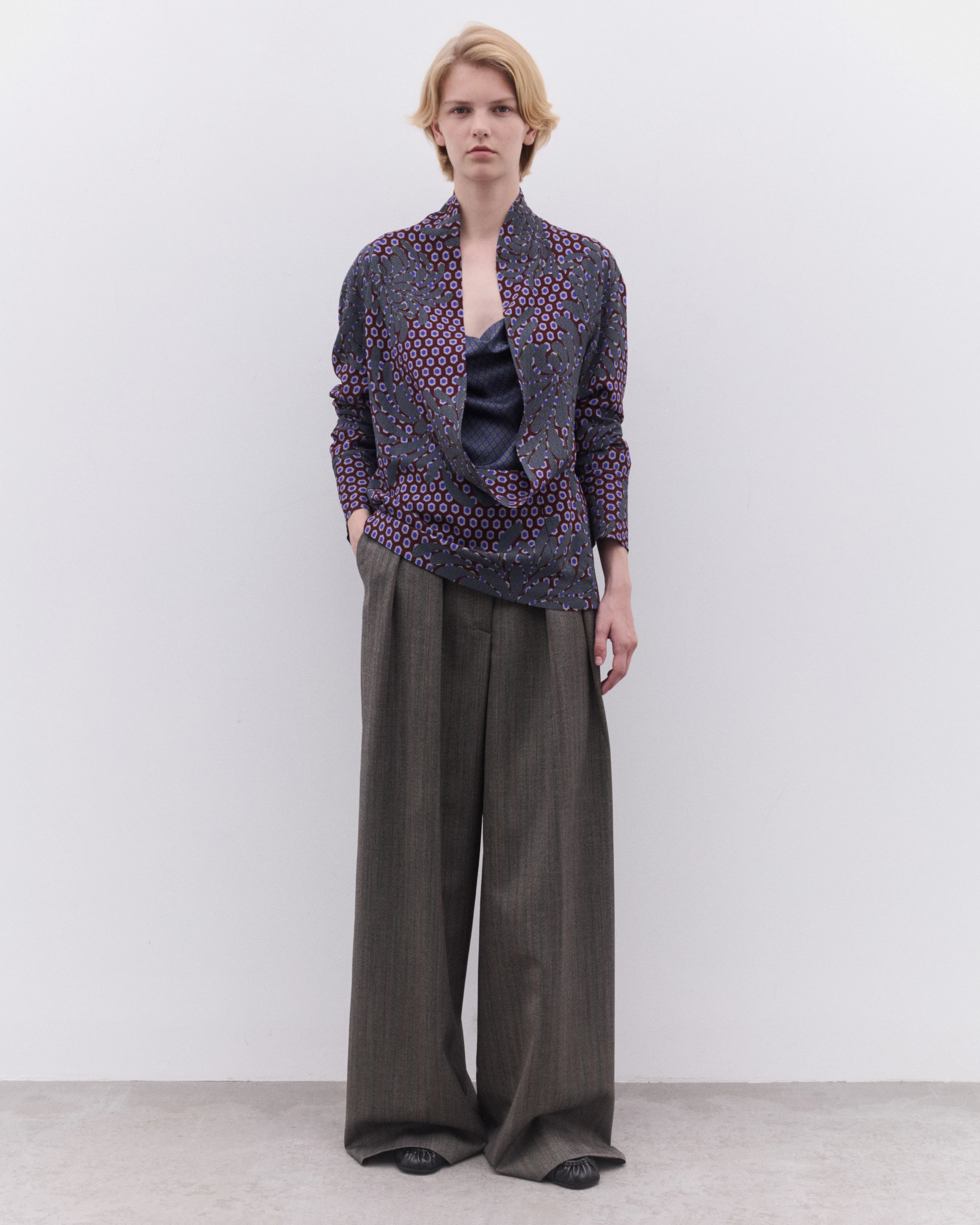 Dries Van Noten - Women’s Collarless Shirt - (Multi) - Image 6