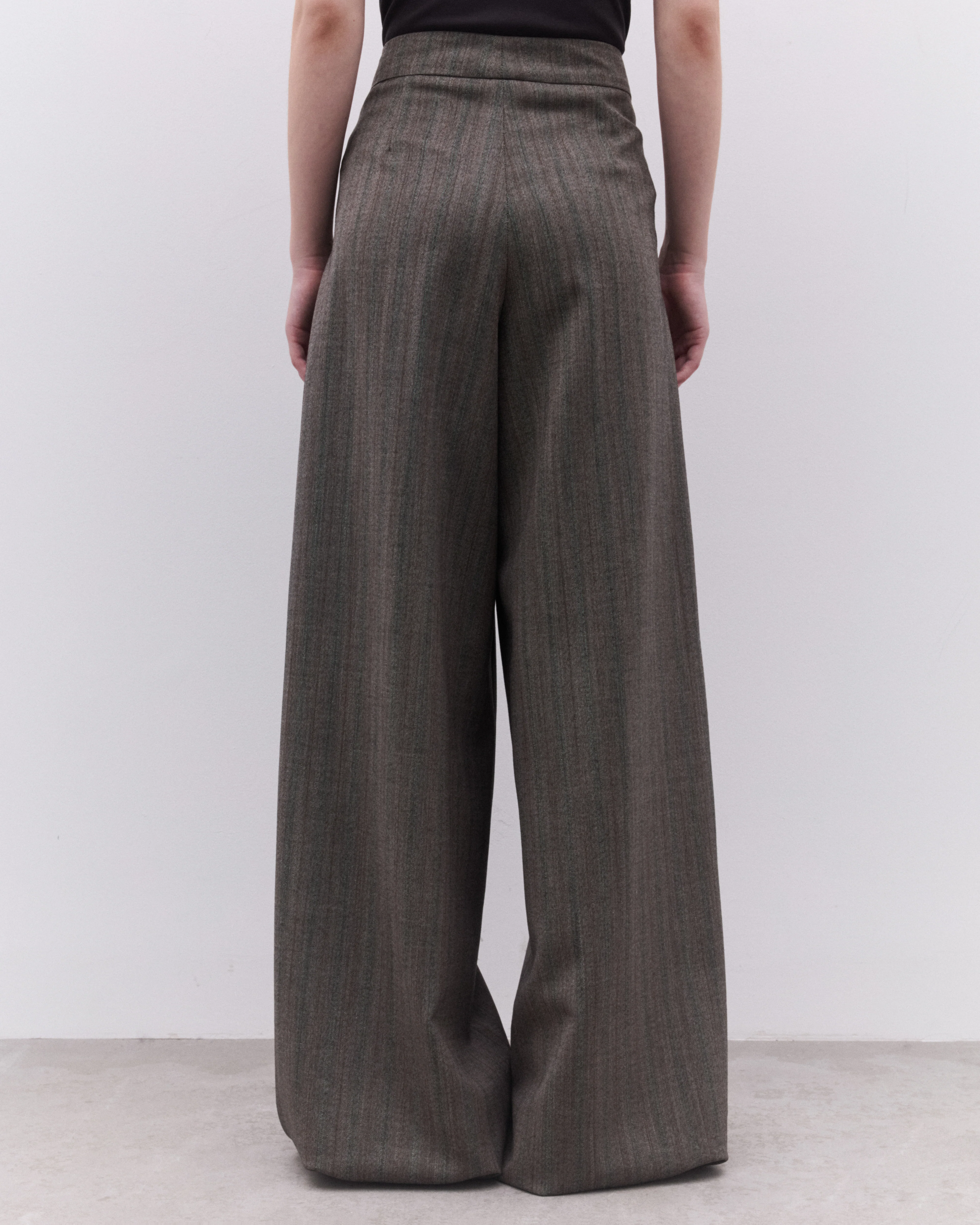 Dries Van Noten - Women’s Pleated Trousers - (Grey) - Image 5