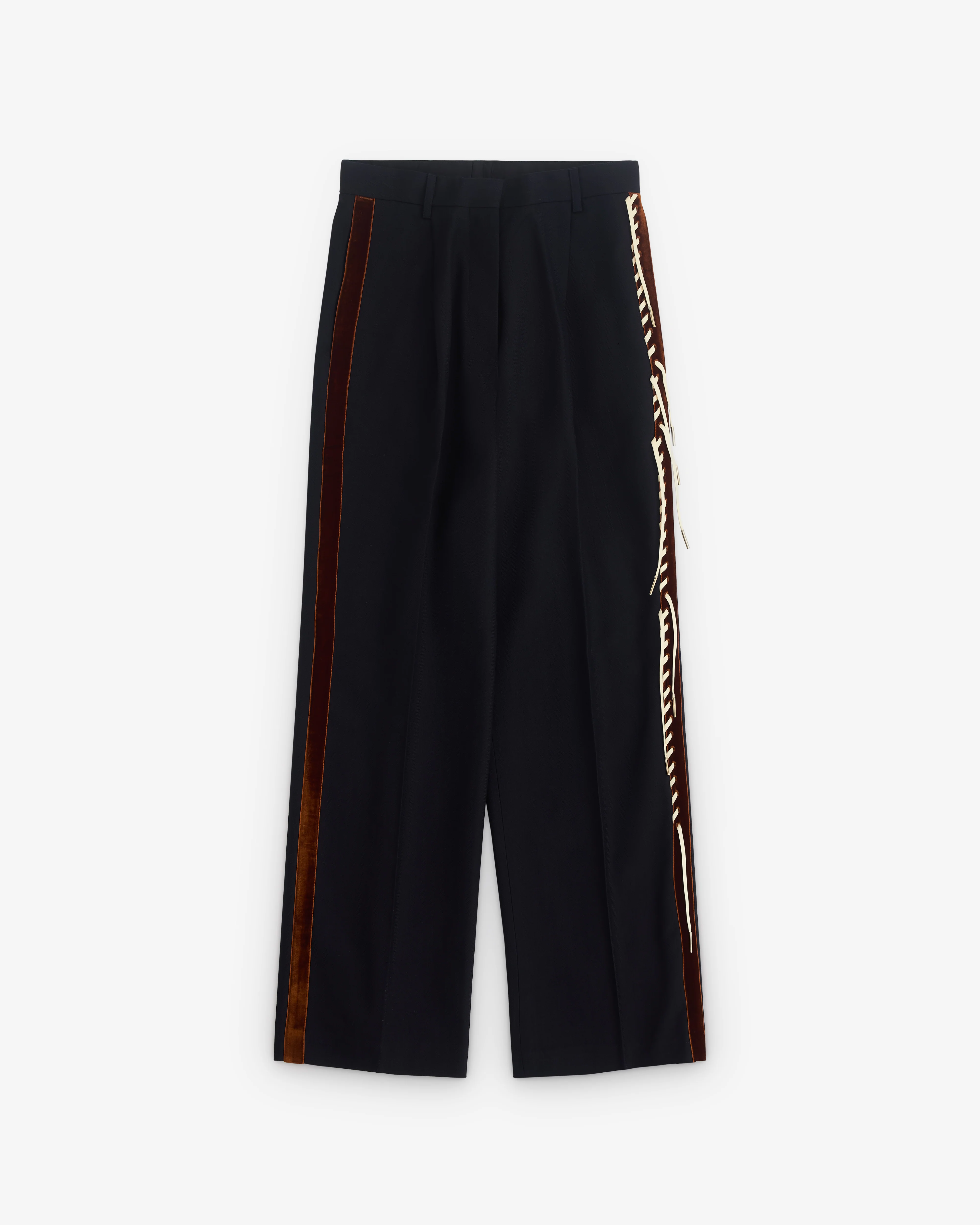 Dries Van Noten - Women’s Pleated Trousers - (Navy)