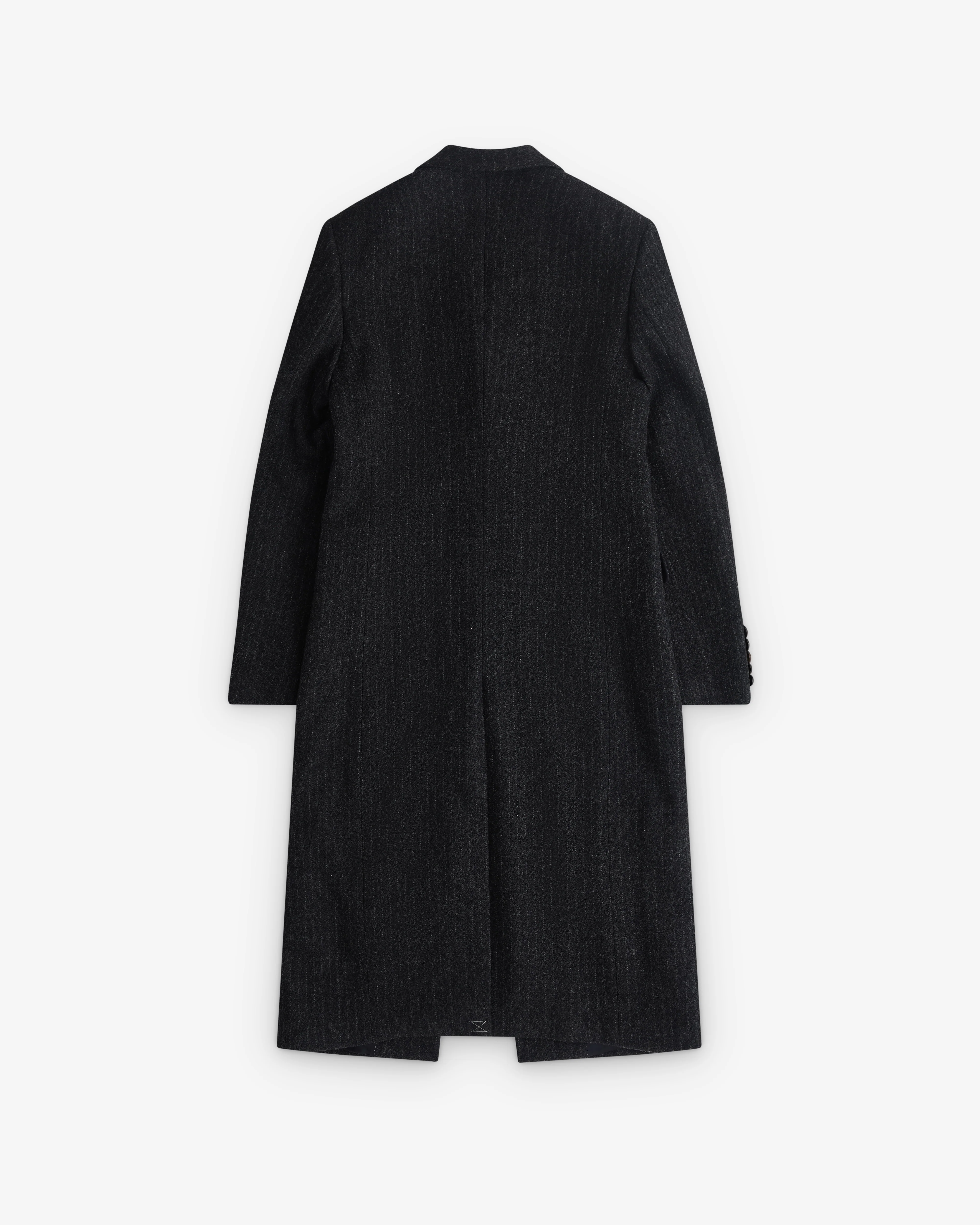 Dries Van Noten - Women’s Pinstripe Coat - (Dark Grey) - Image 2