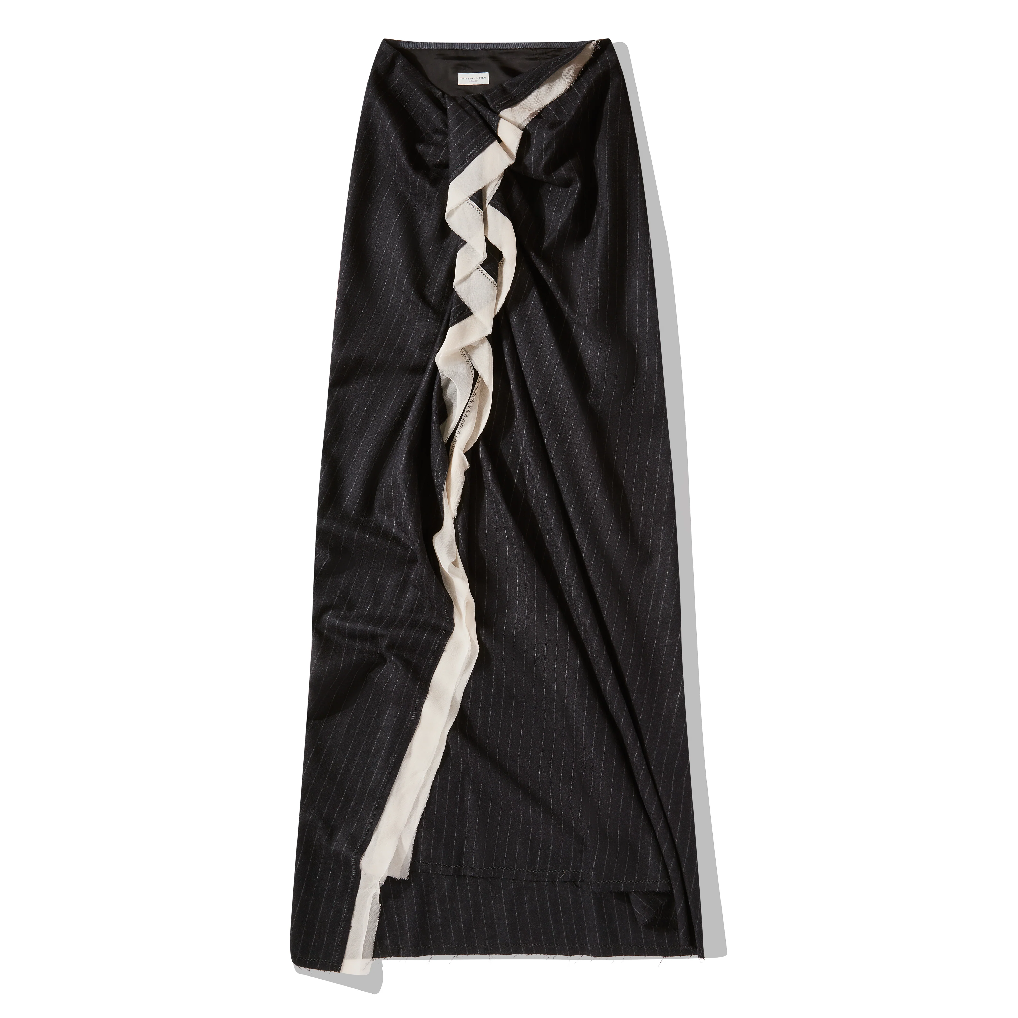 Dries Van Noten - Women’s Long Draped Skirt - (Anthracite)