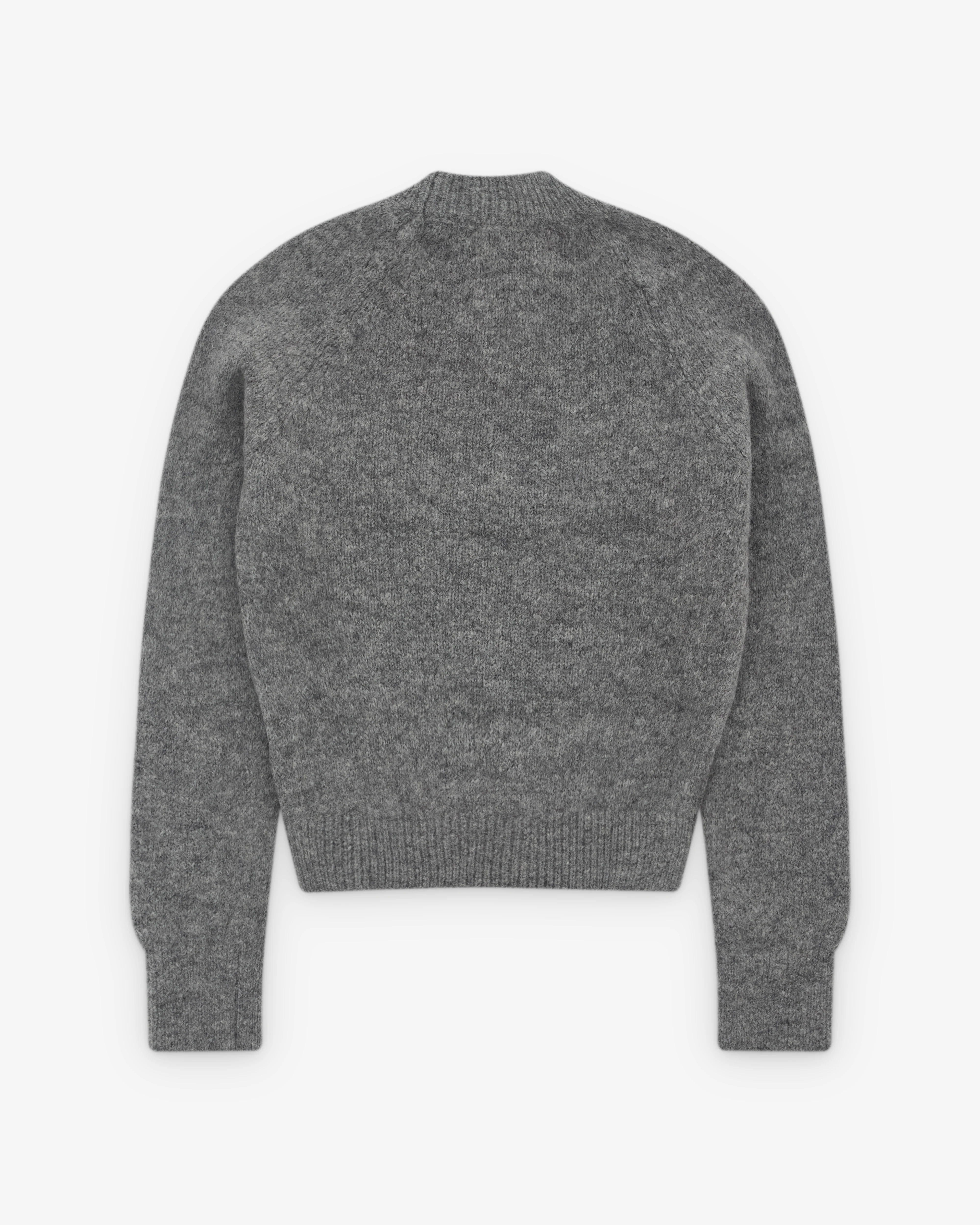 Dries Van Noten - Women’s Fitted Sweater - (Mid Grey) - Image 2