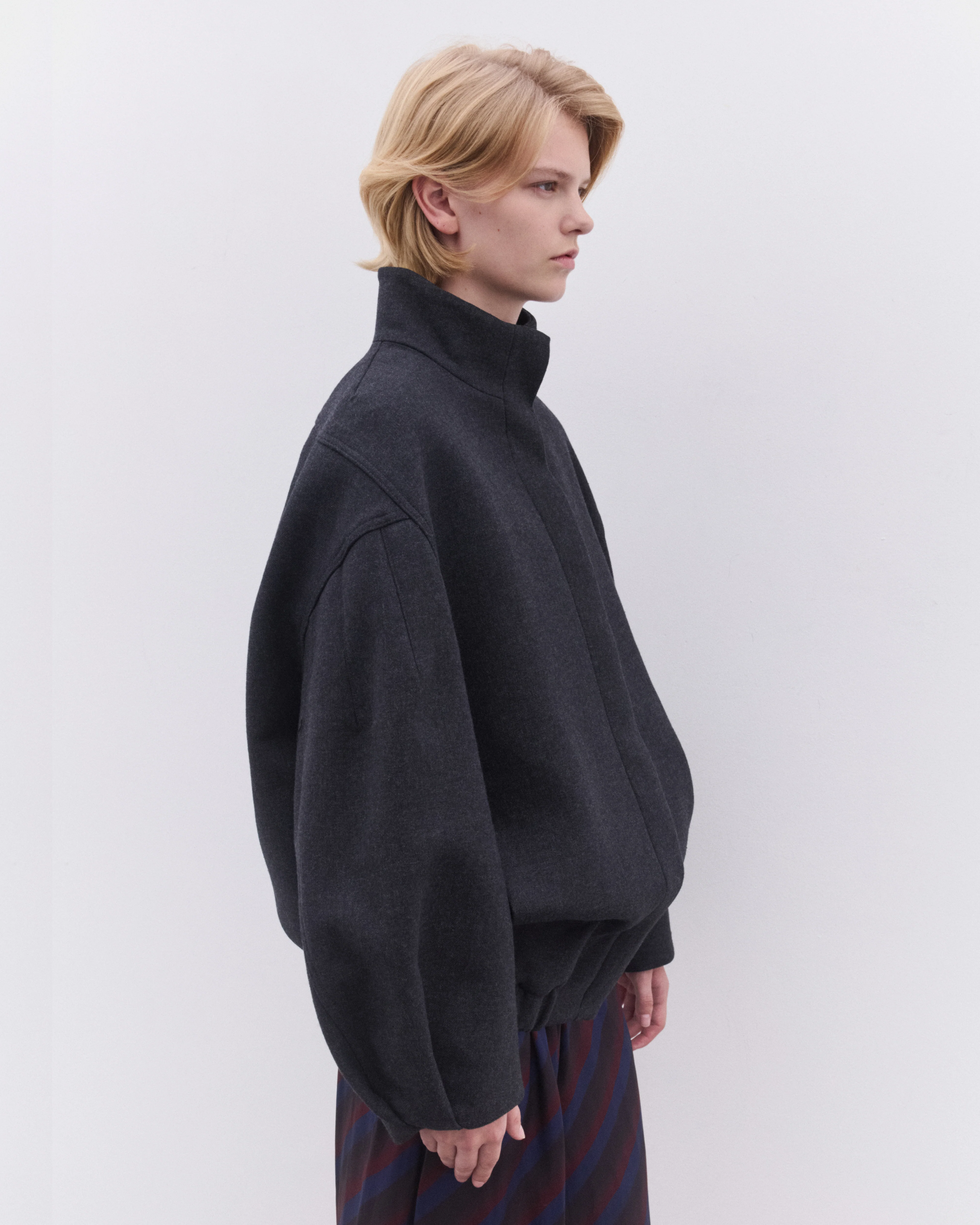 Dries Van Noten - Women’s Loose Fit Jacket - (Charcoal) - Image 4