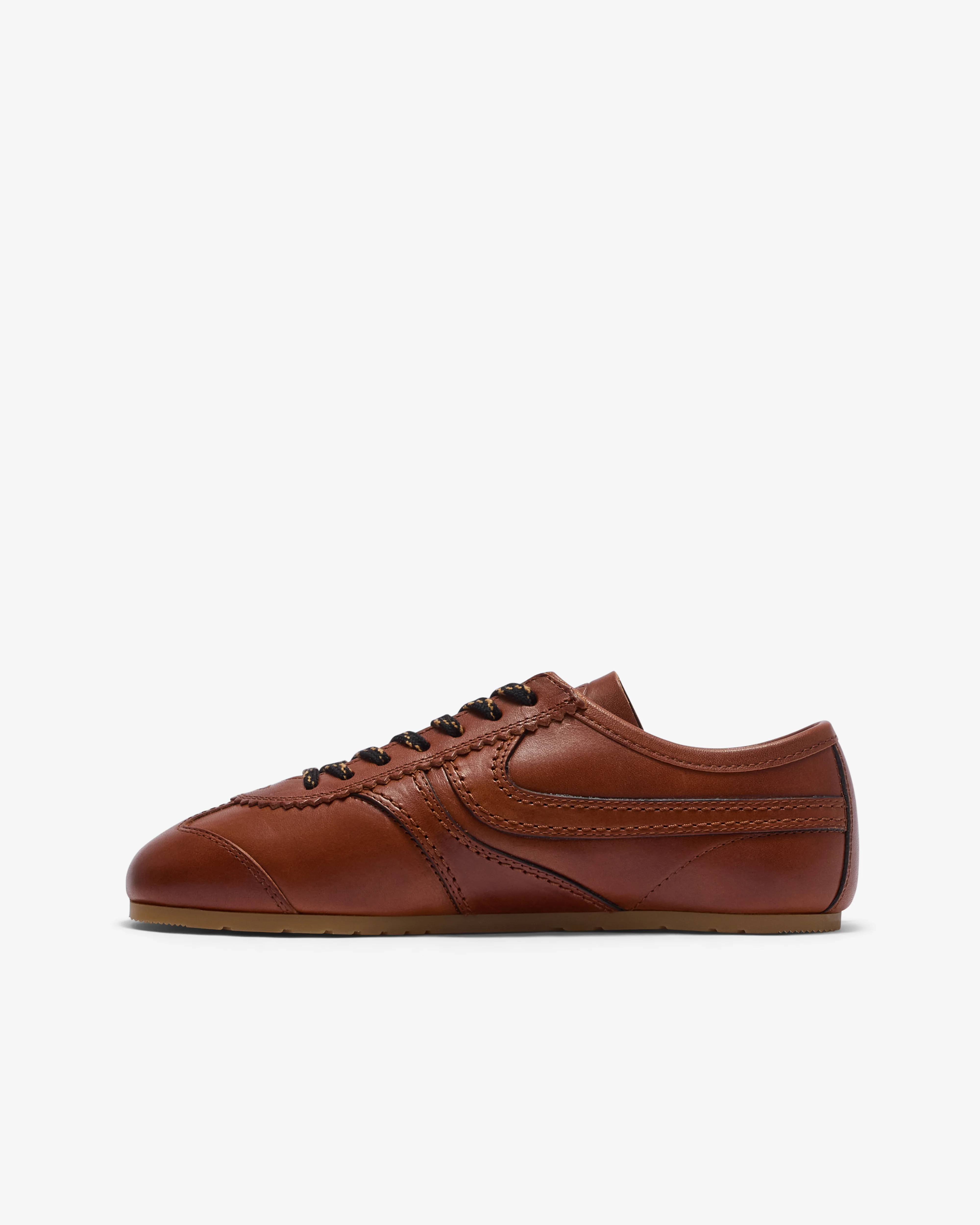 Dries Van Noten - Women’s Leather Sneakers - (Tan) - Image 2