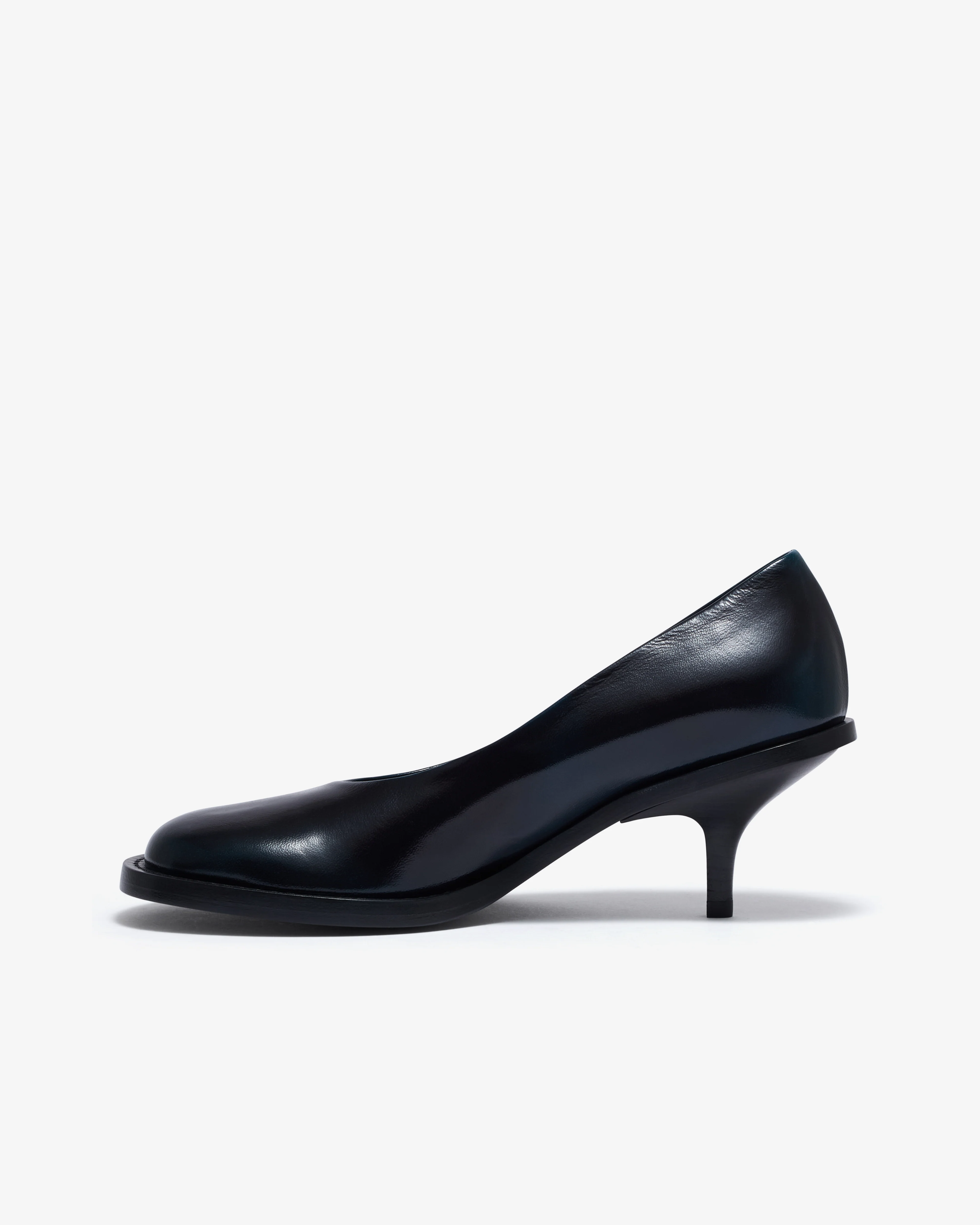 Dries Van Noten - Women’s Leather Pumps - (Turquoise) - Image 2