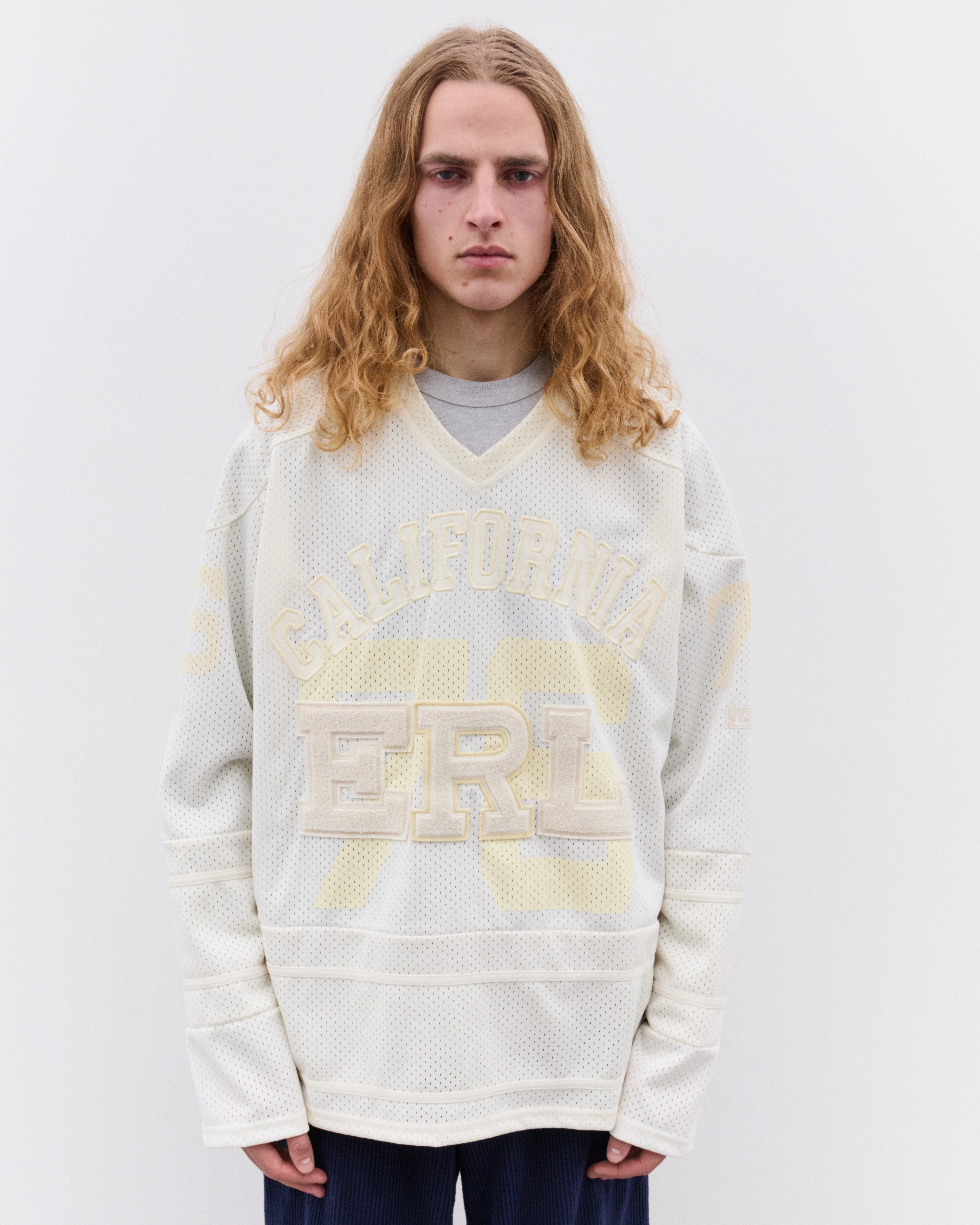 ERL - California Hockey Jersey - (Off White) - Image 3