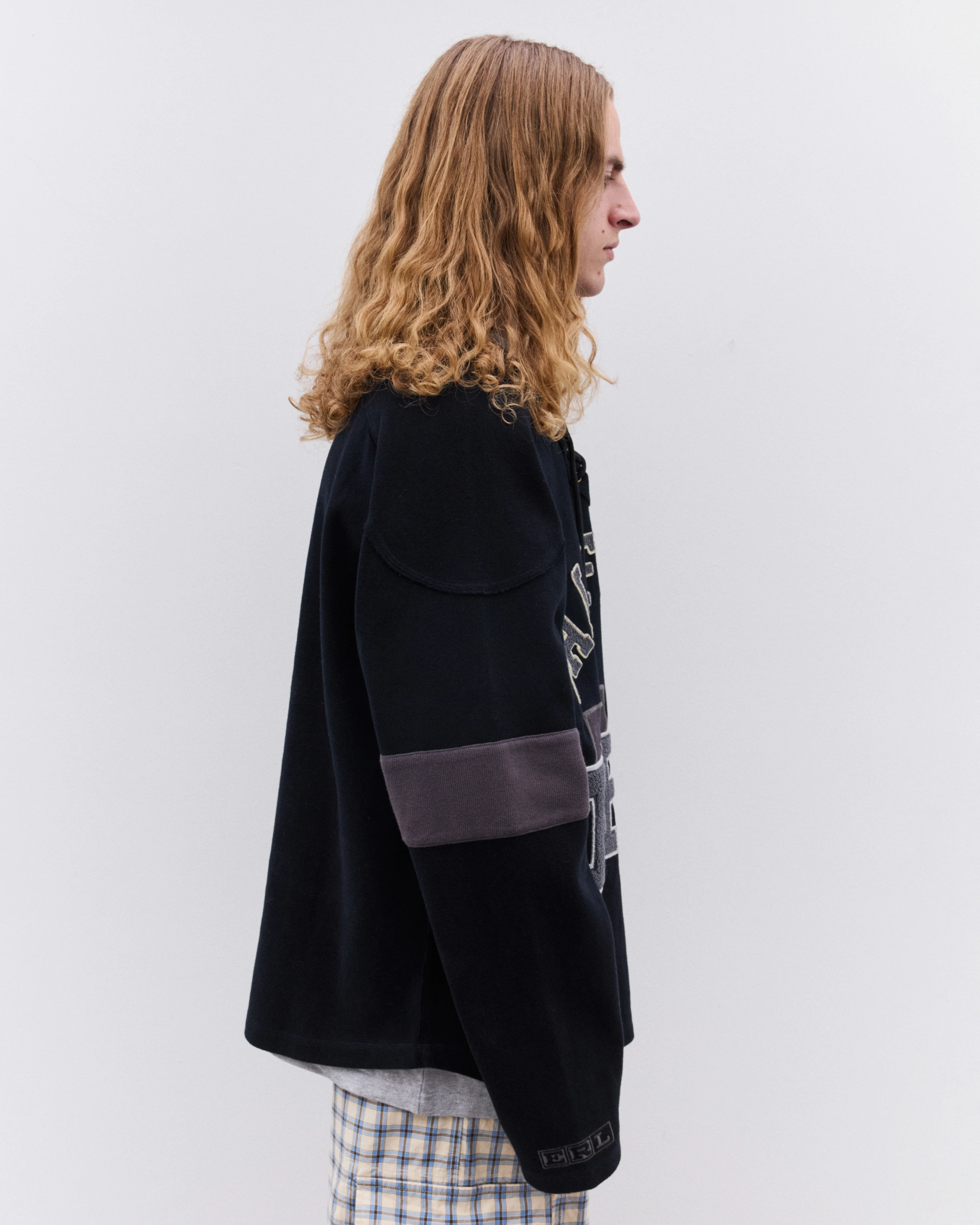 Erl - Laced Hockey Jersey - (Black) - Image 4