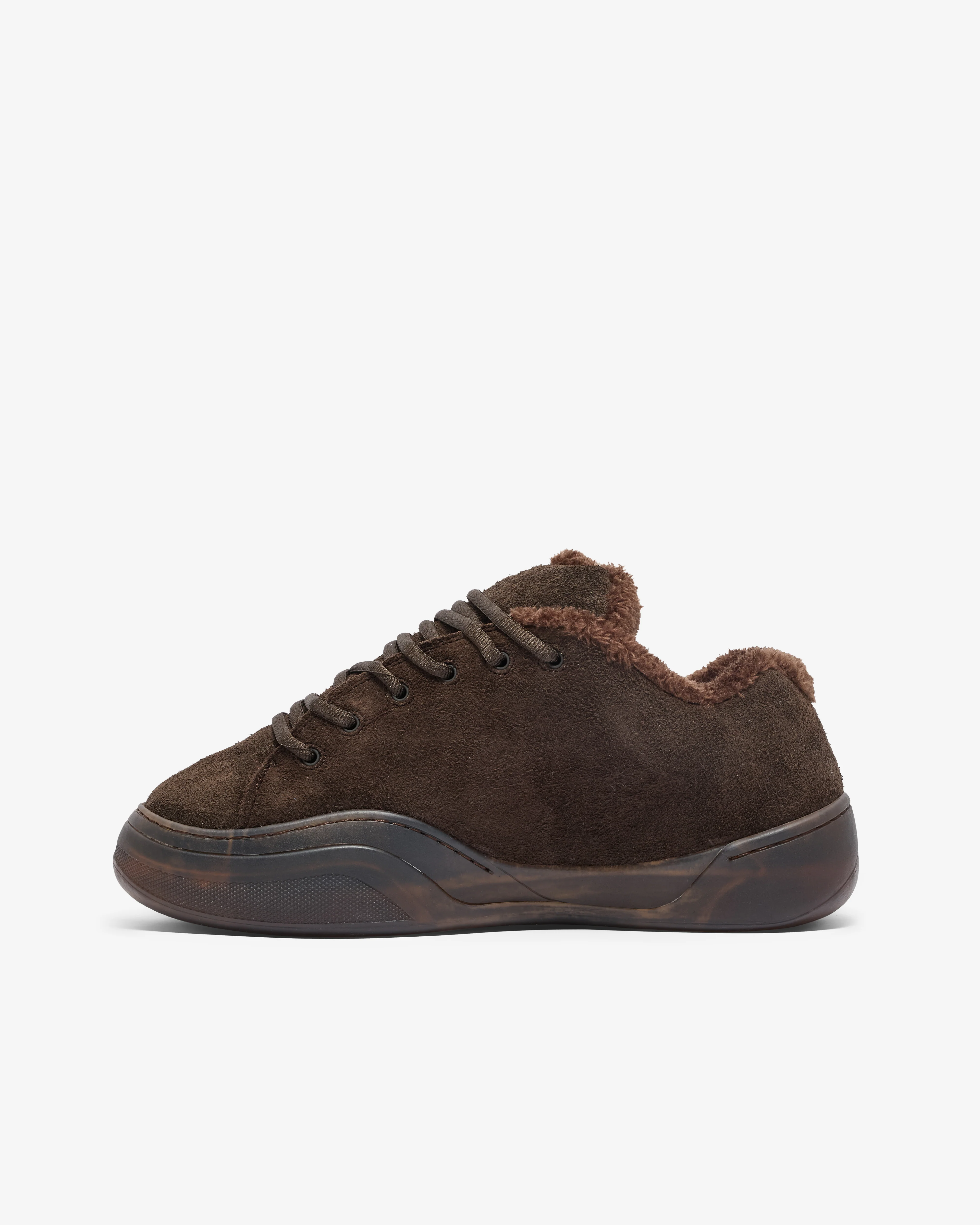 Erl - Suede Vamp Sneakers - (Mud) - Image 3