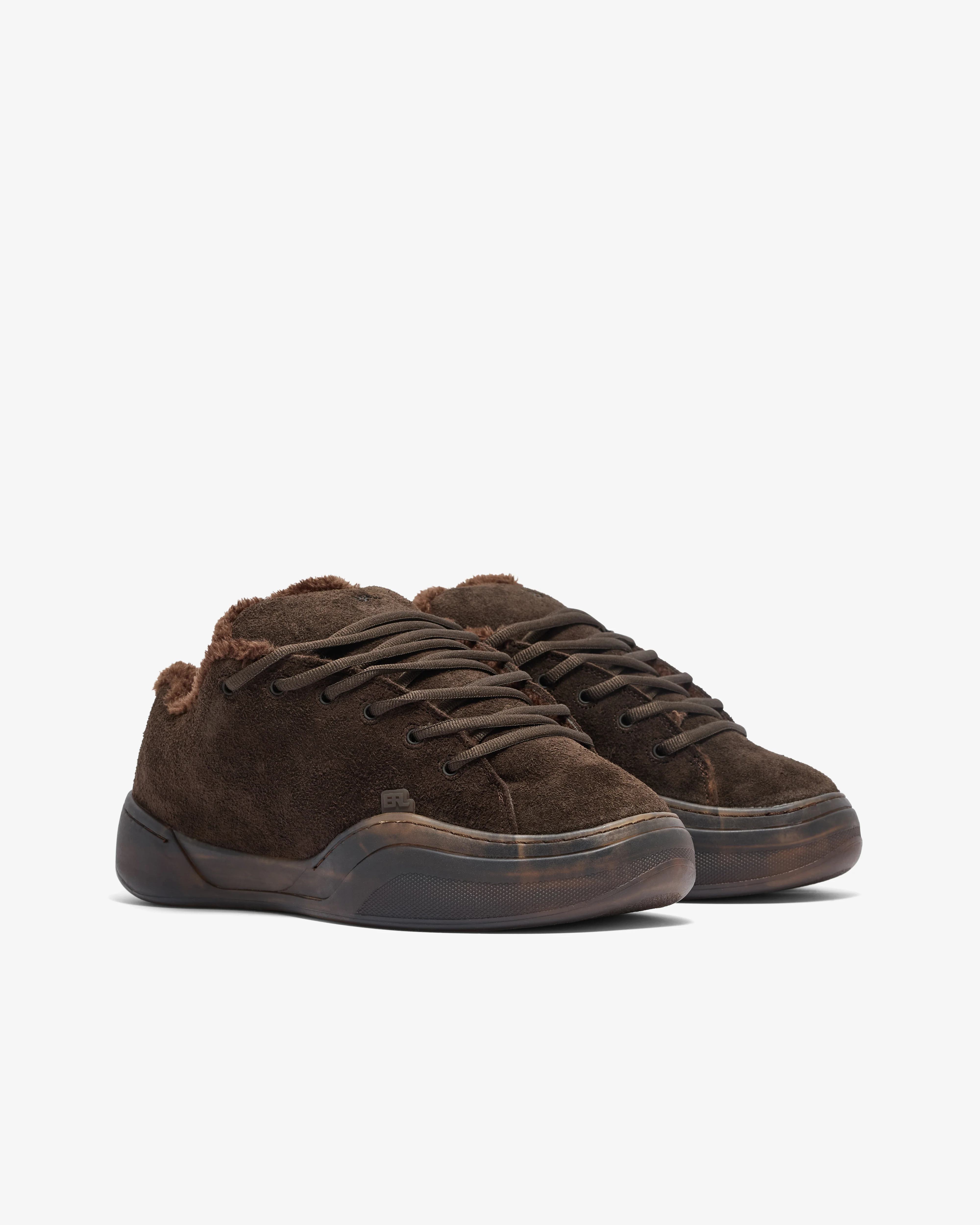 Erl - Suede Vamp Sneakers - (Mud) - Image 5