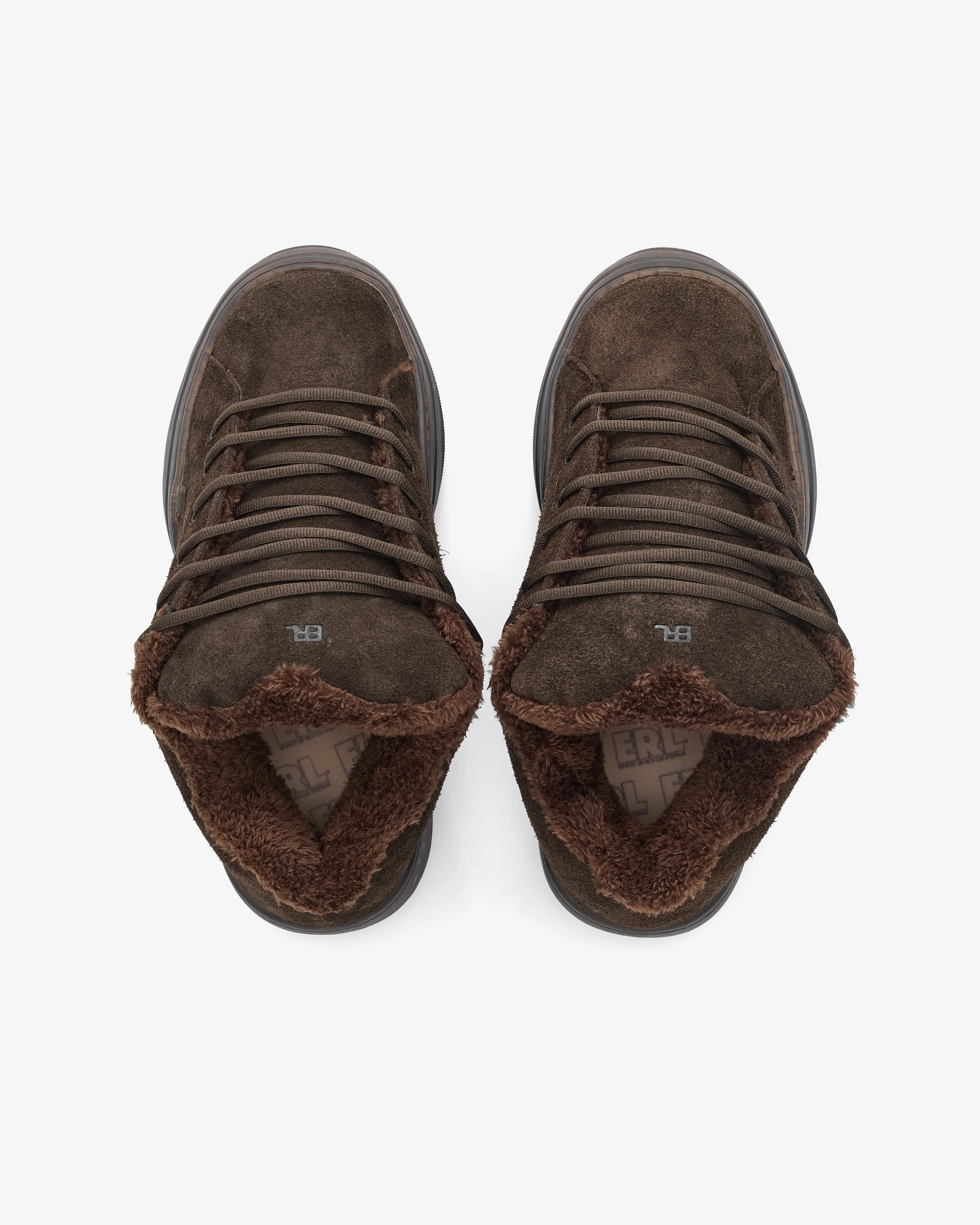 Erl - Suede Vamp Sneakers - (Mud) - Image 6