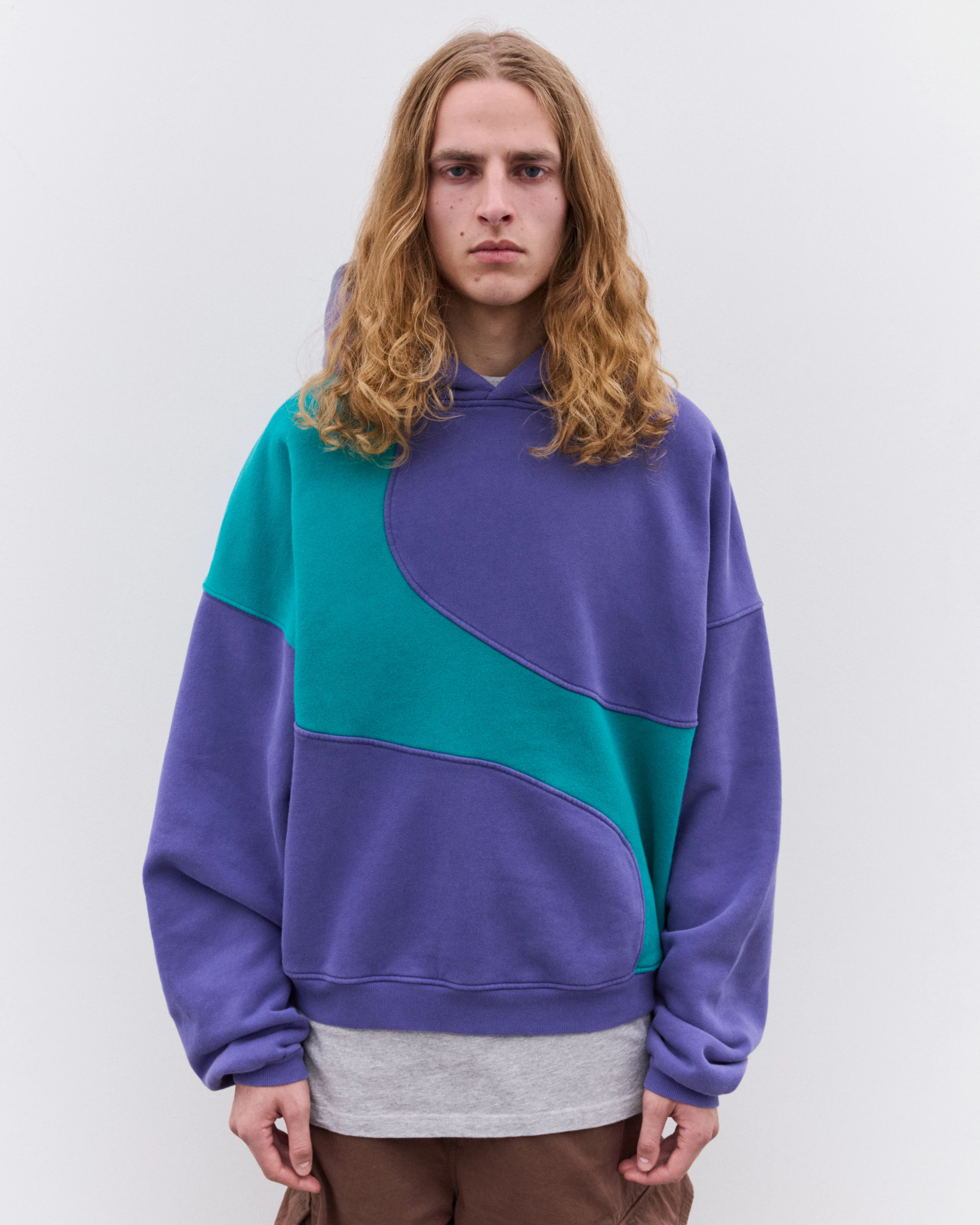 Erl - Wave Hooded Sweatshirt - (Navy) - Image 3