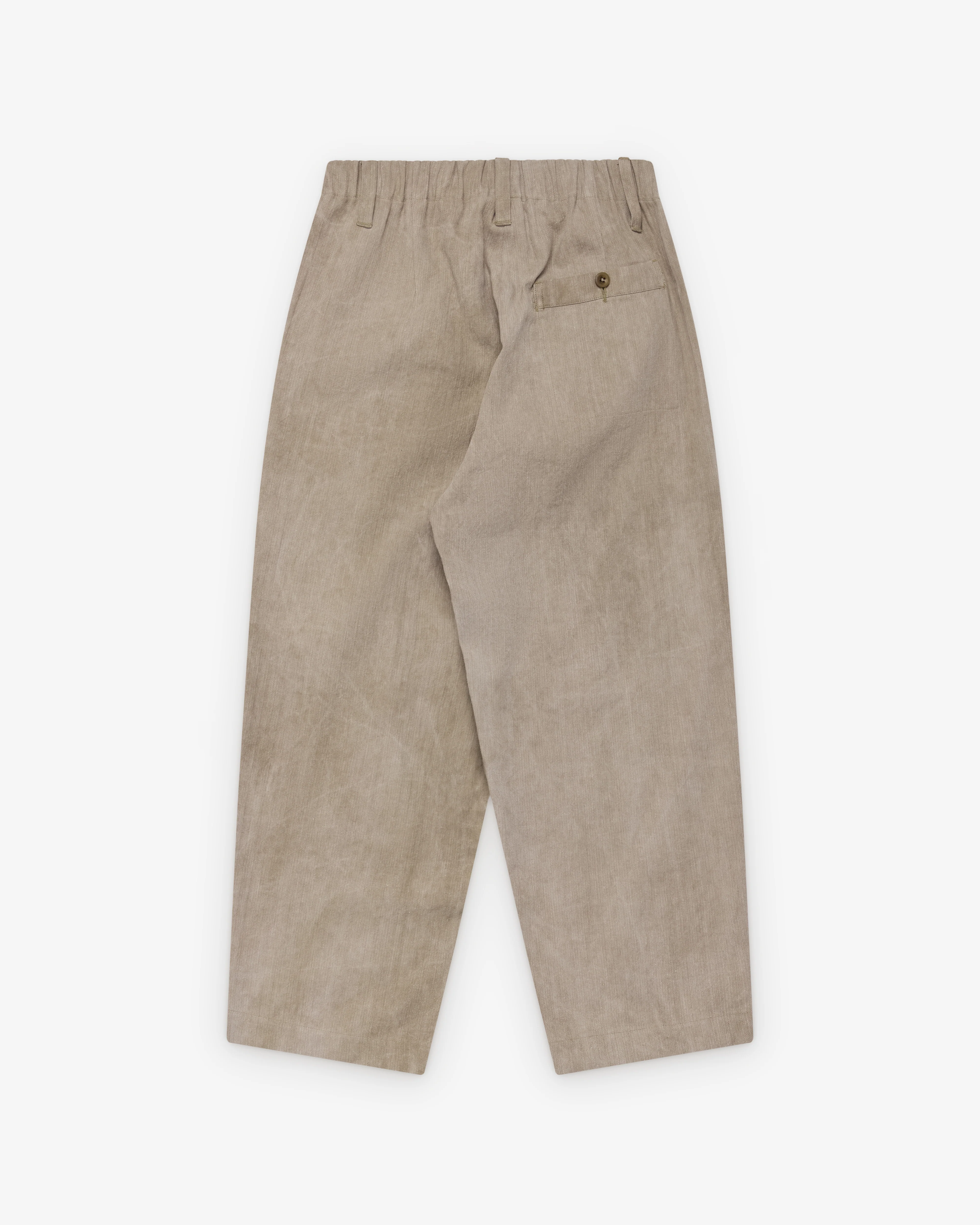 Evan Kinori - Men's Elastic Pant - (Dark Beige) - Image 2