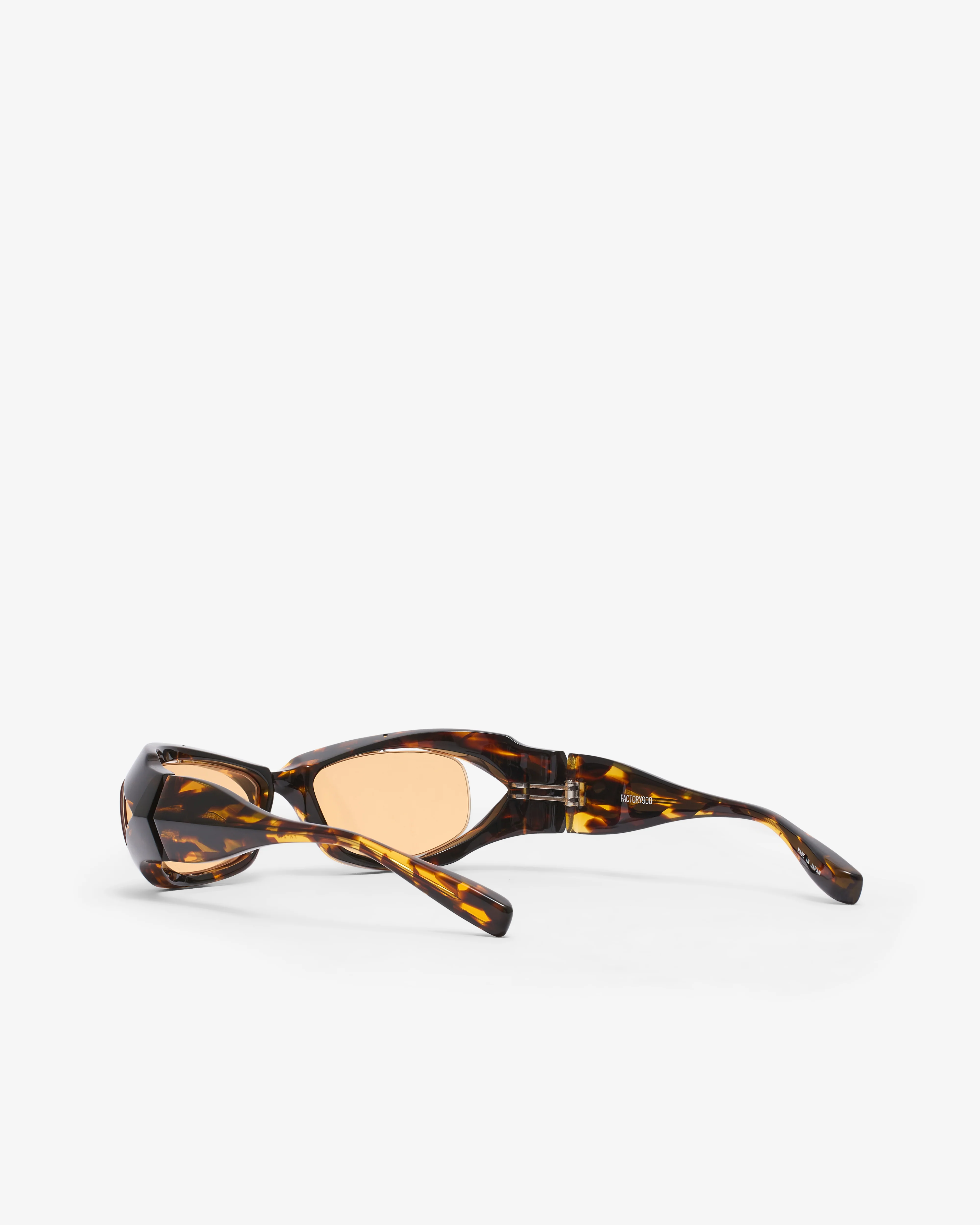 Factory900 - Futuristic Sunglasses - (Brown Tortoiseshell) - Image 3