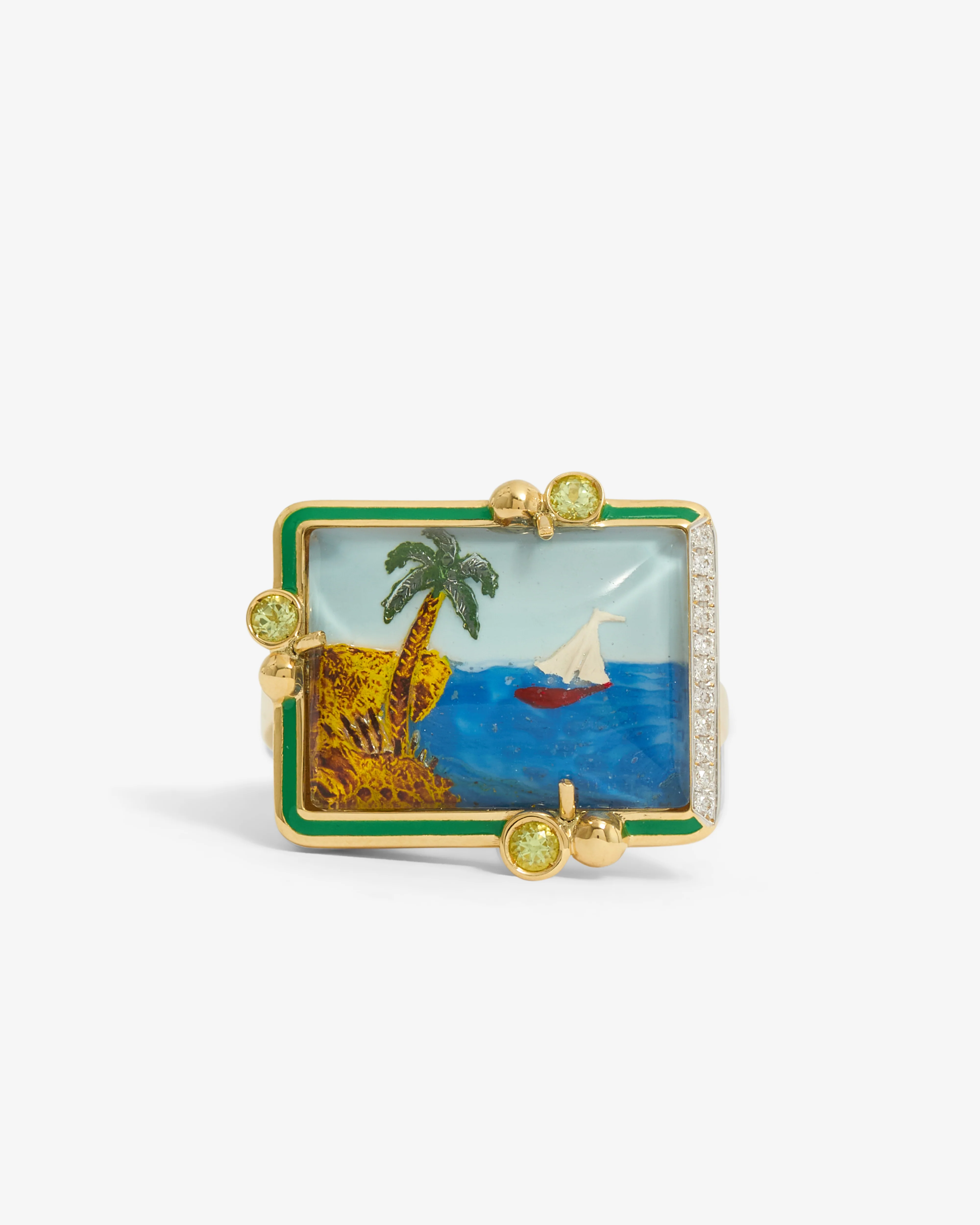 Francesca Villa - Riviera Ring - (Yellow Gold)