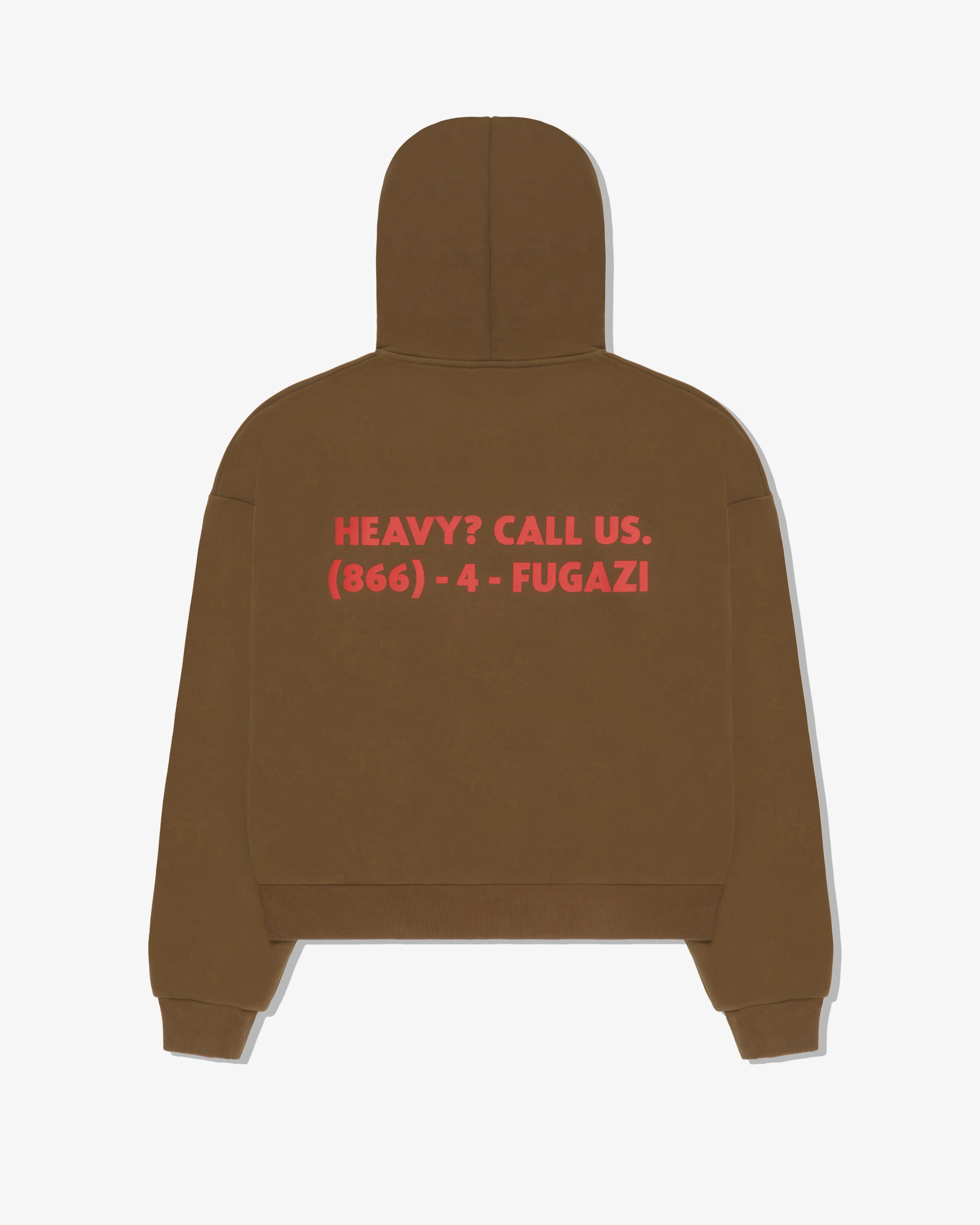 Fugazi - Men’s Beam Hoodie - (Brown) - Image 2