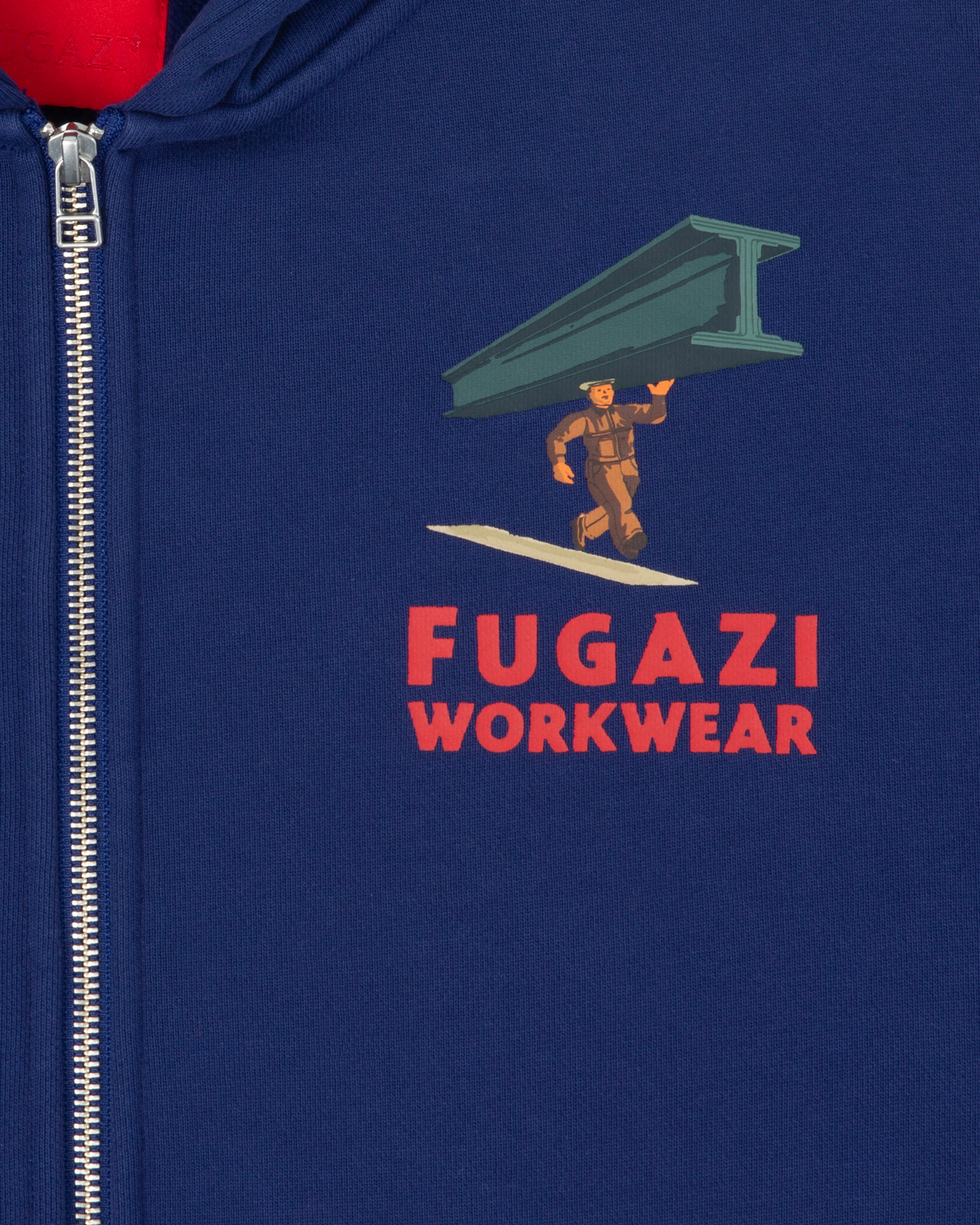 Fugazi - Men’s Beam Hoodie - (Navy) - Image 4