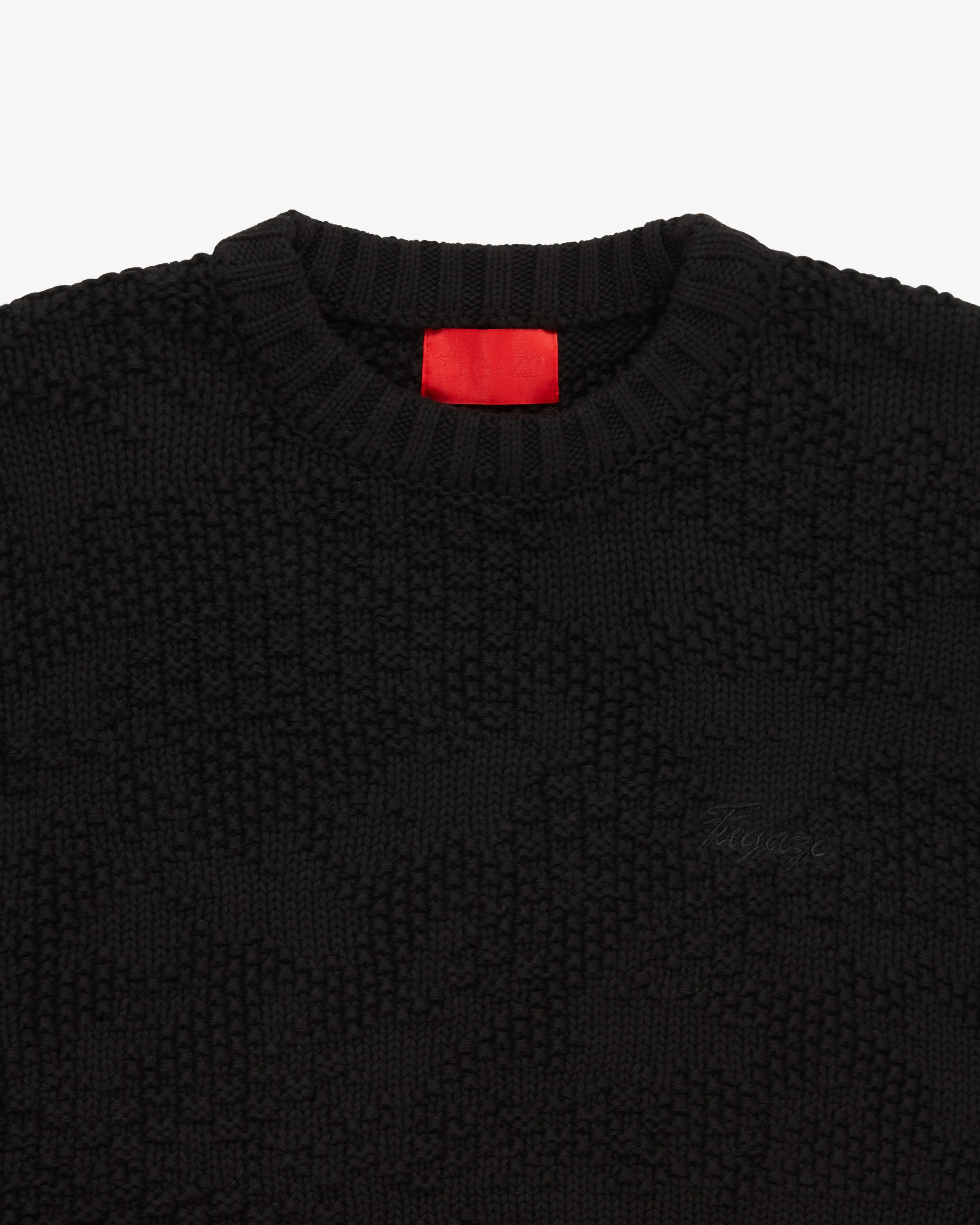 Fugazi - Men's Camotex Knit Sweater - (Black) - Image 4