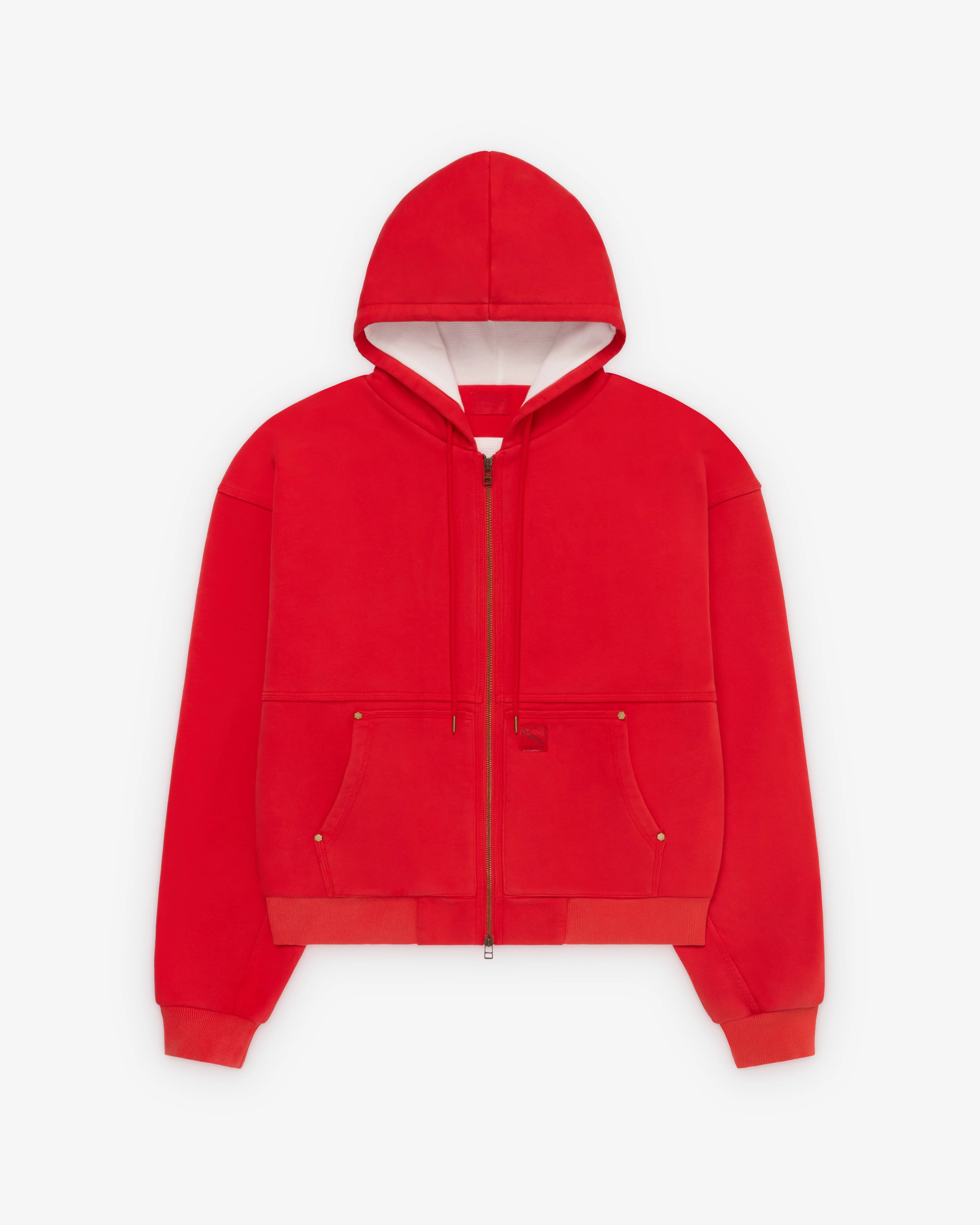 Fugazi - Men's Super Duty Zip Hoodie - (Red)