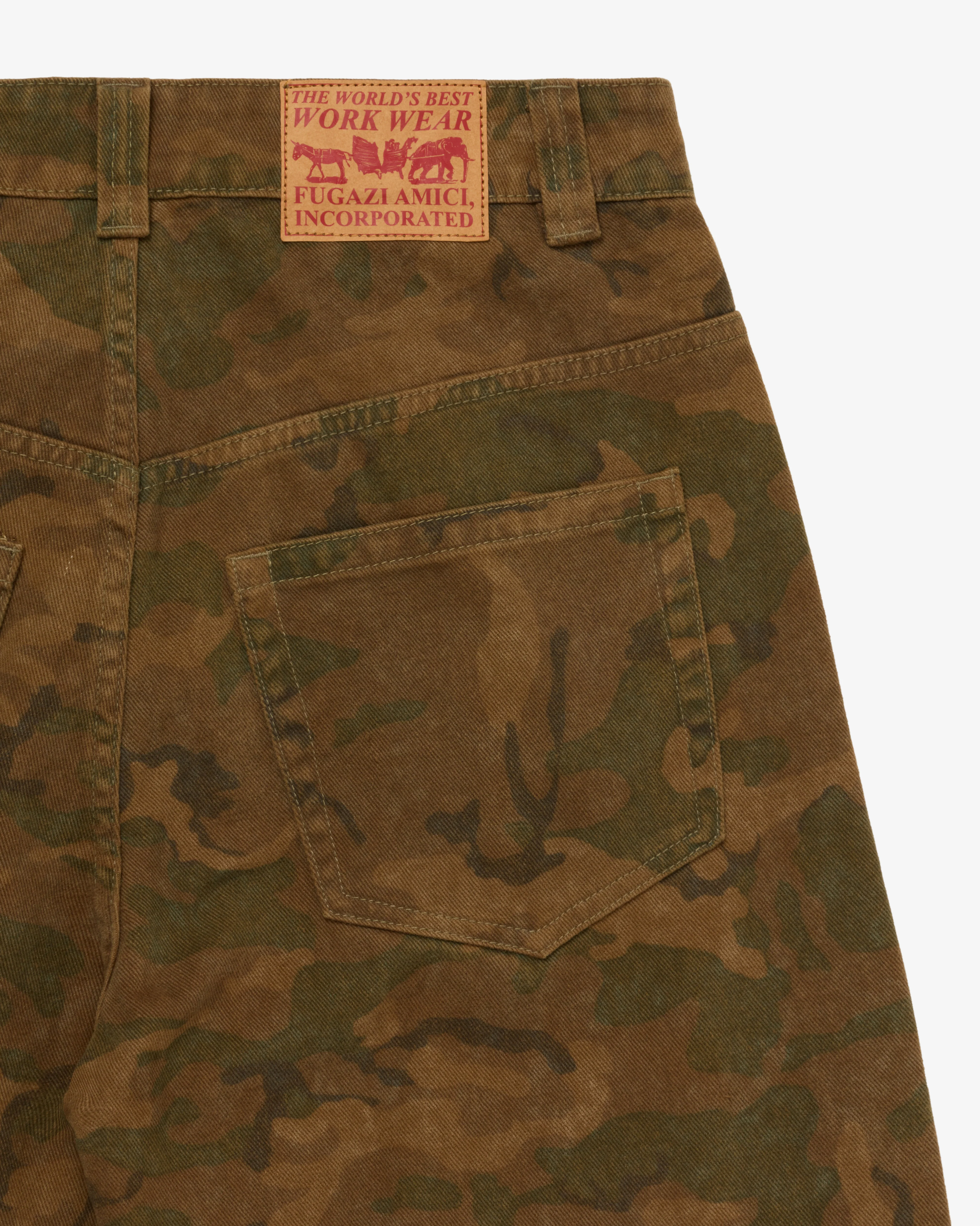 Fugazi - Men's Test Camo Pants - (Woodland) - Image 3