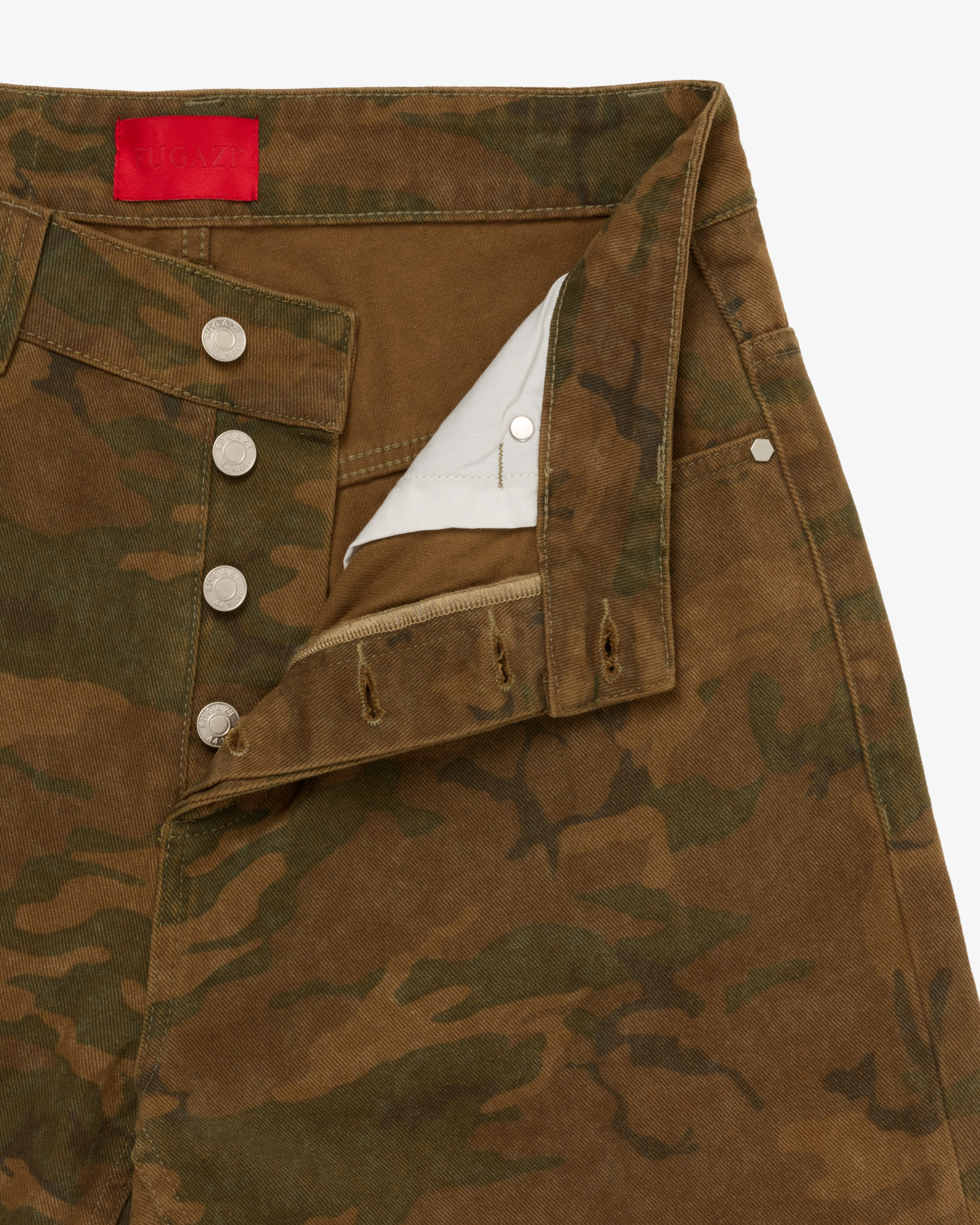 Fugazi - Men's Test Camo Pants - (Woodland) - Image 4