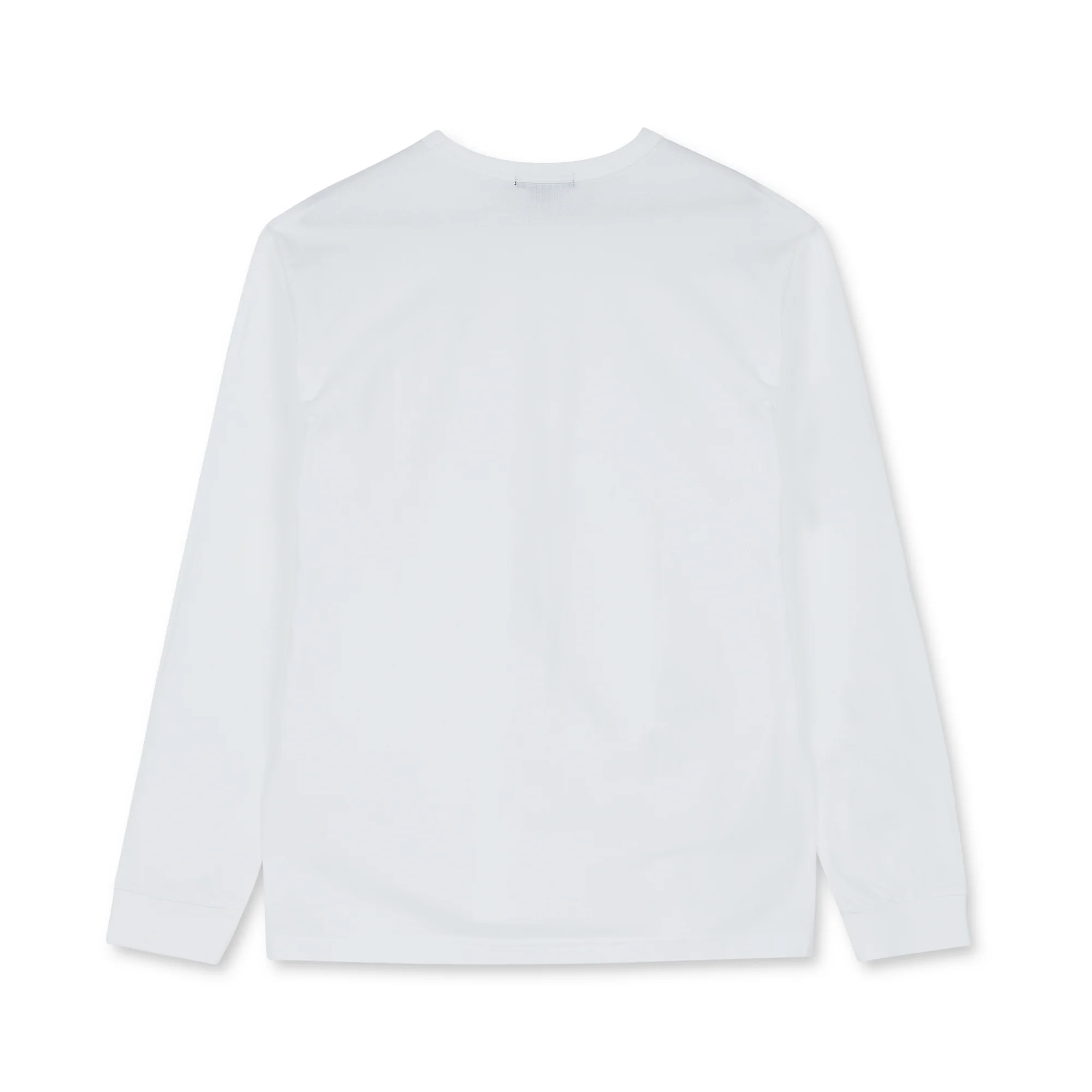 CDG Homme - Logo Long Sleeve T-Shirt - (White) - Image 2