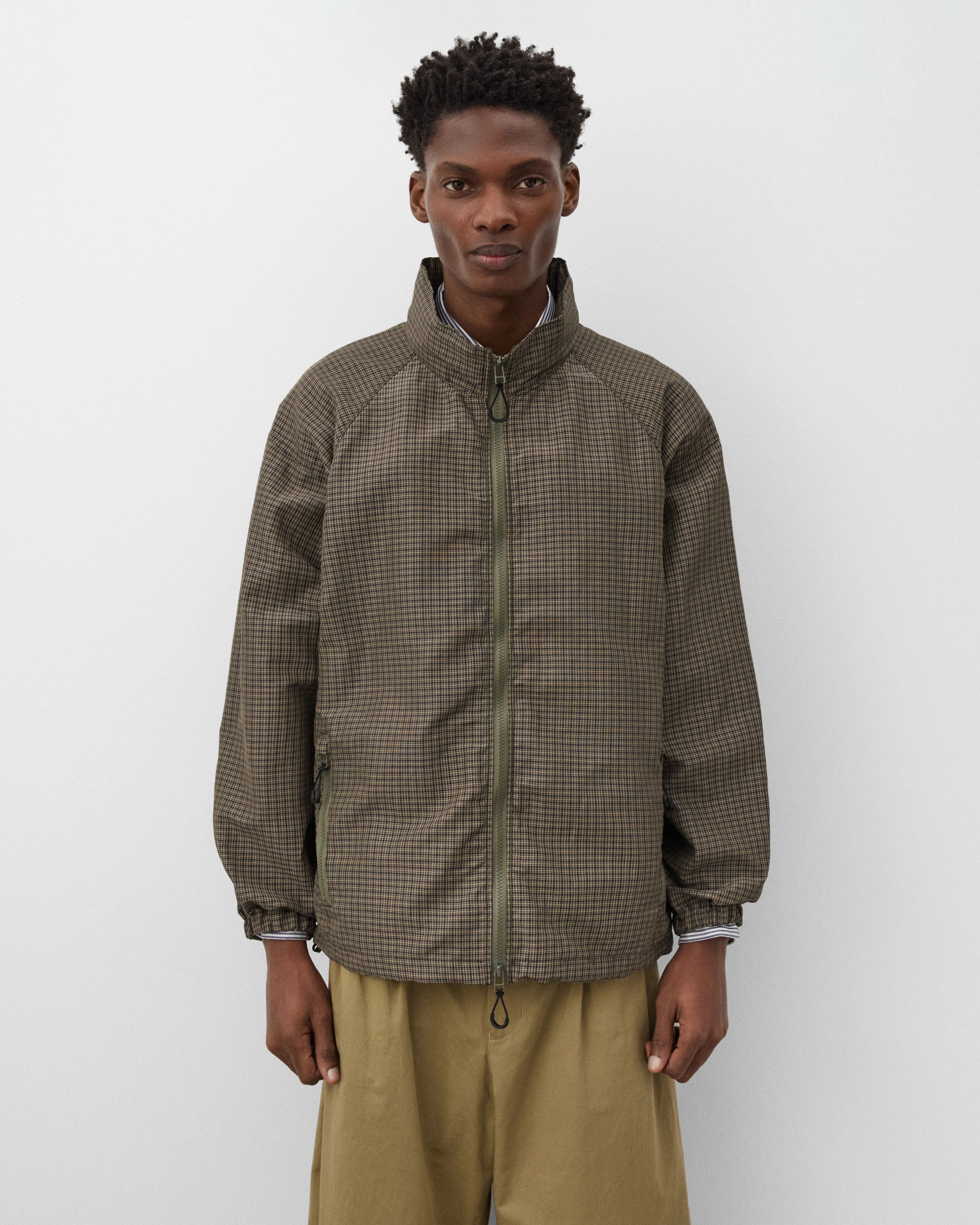 CDG Homme - Men's Check Jacket - (Light Brown) - Image 3