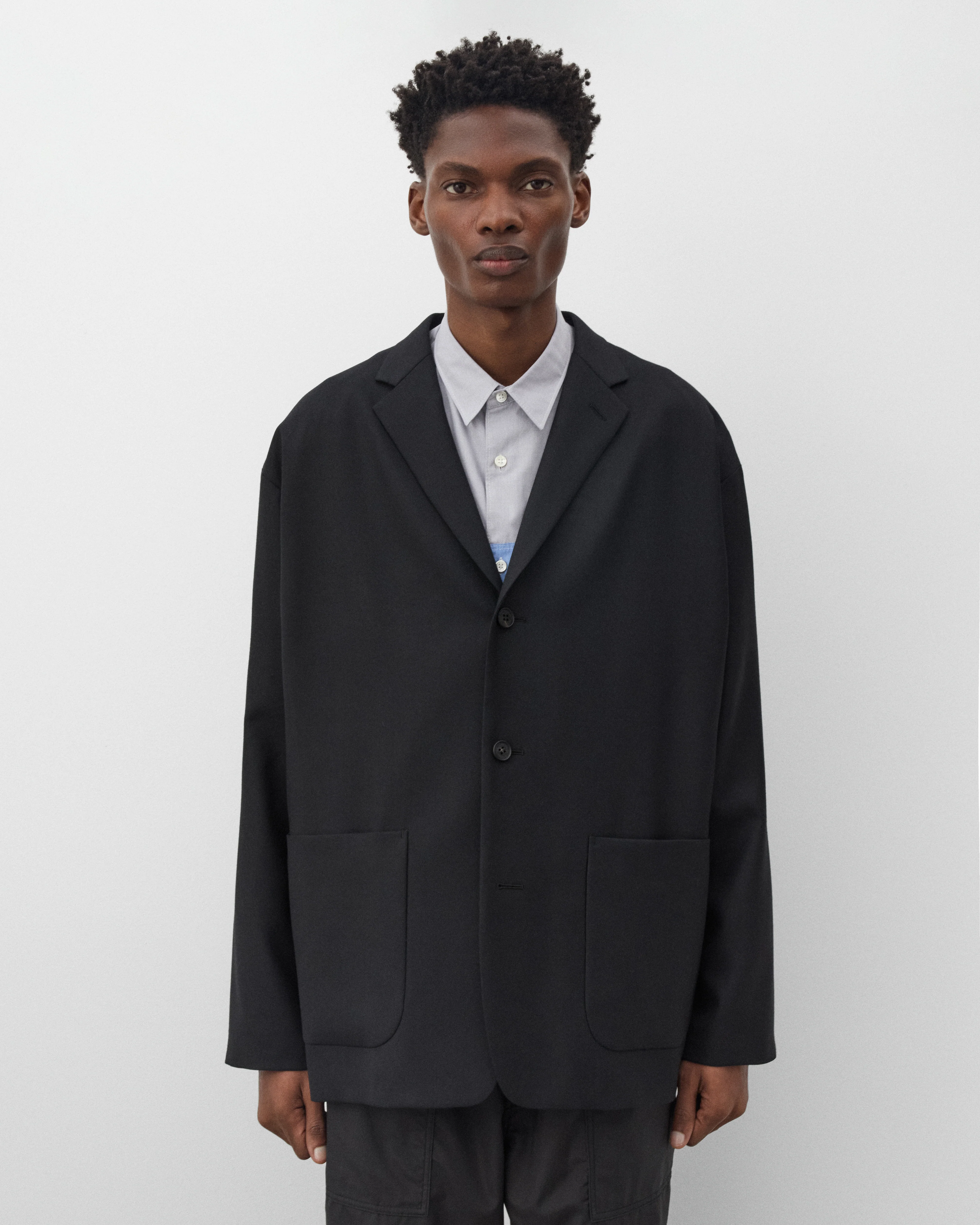 CDG Homme - Men's Relaxed Fit Blazer - (Black) - Image 3