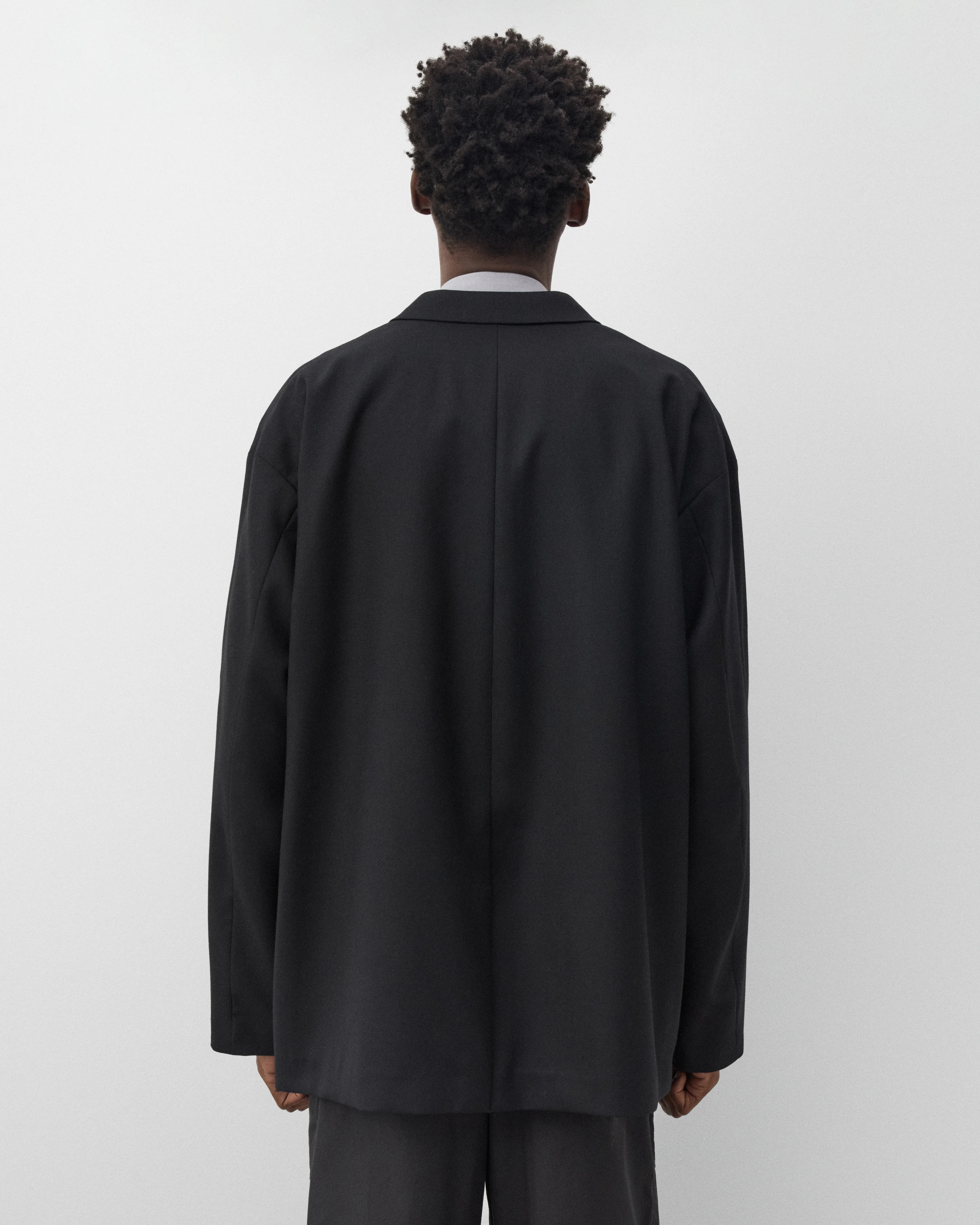 CDG Homme - Men's Relaxed Fit Blazer - (Black) - Image 5
